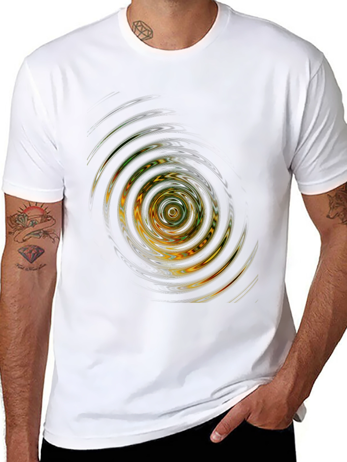 Vortex Graphic Black T-Shirt