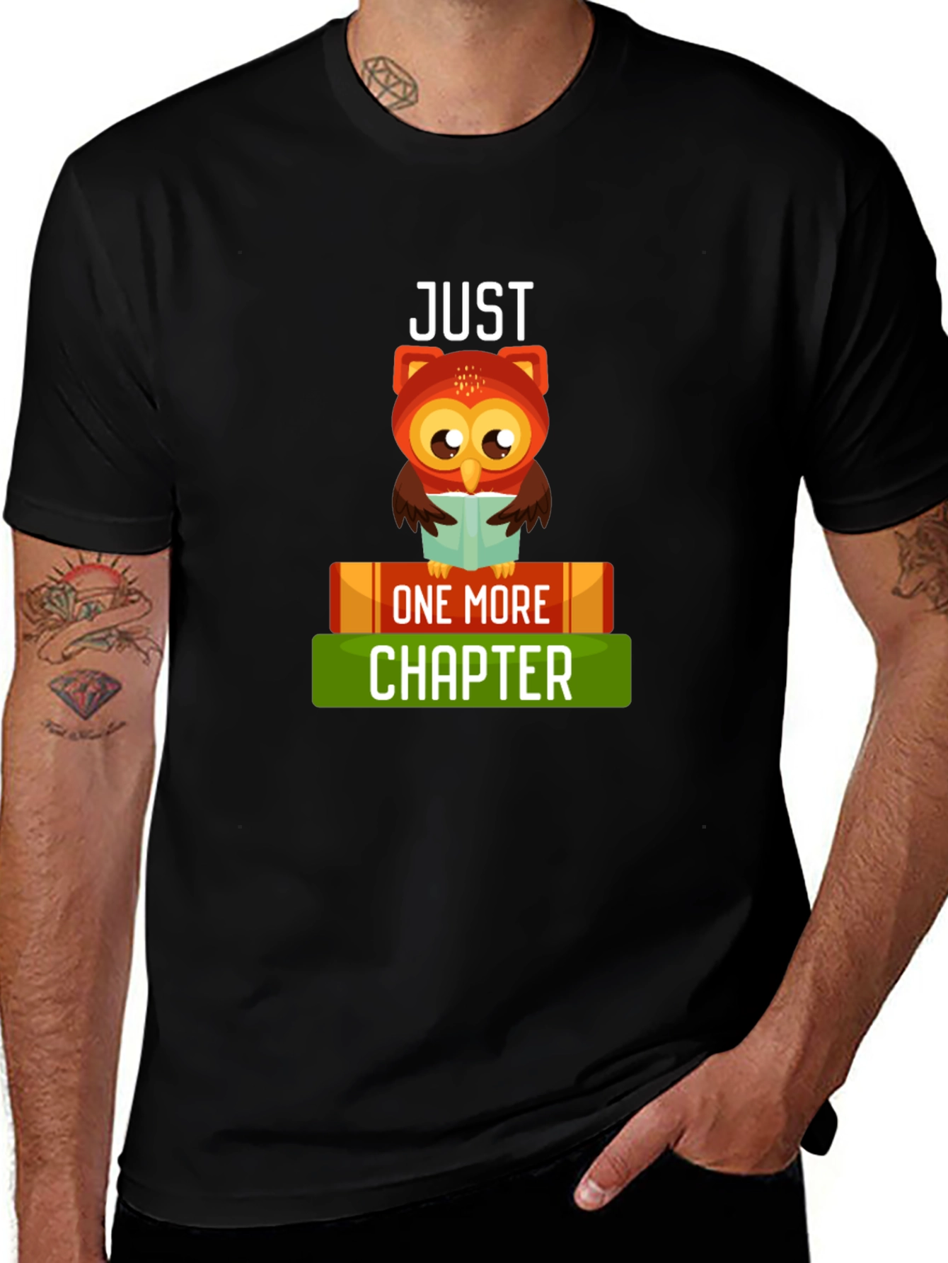 Just One More Chapter Owl T-Shirt