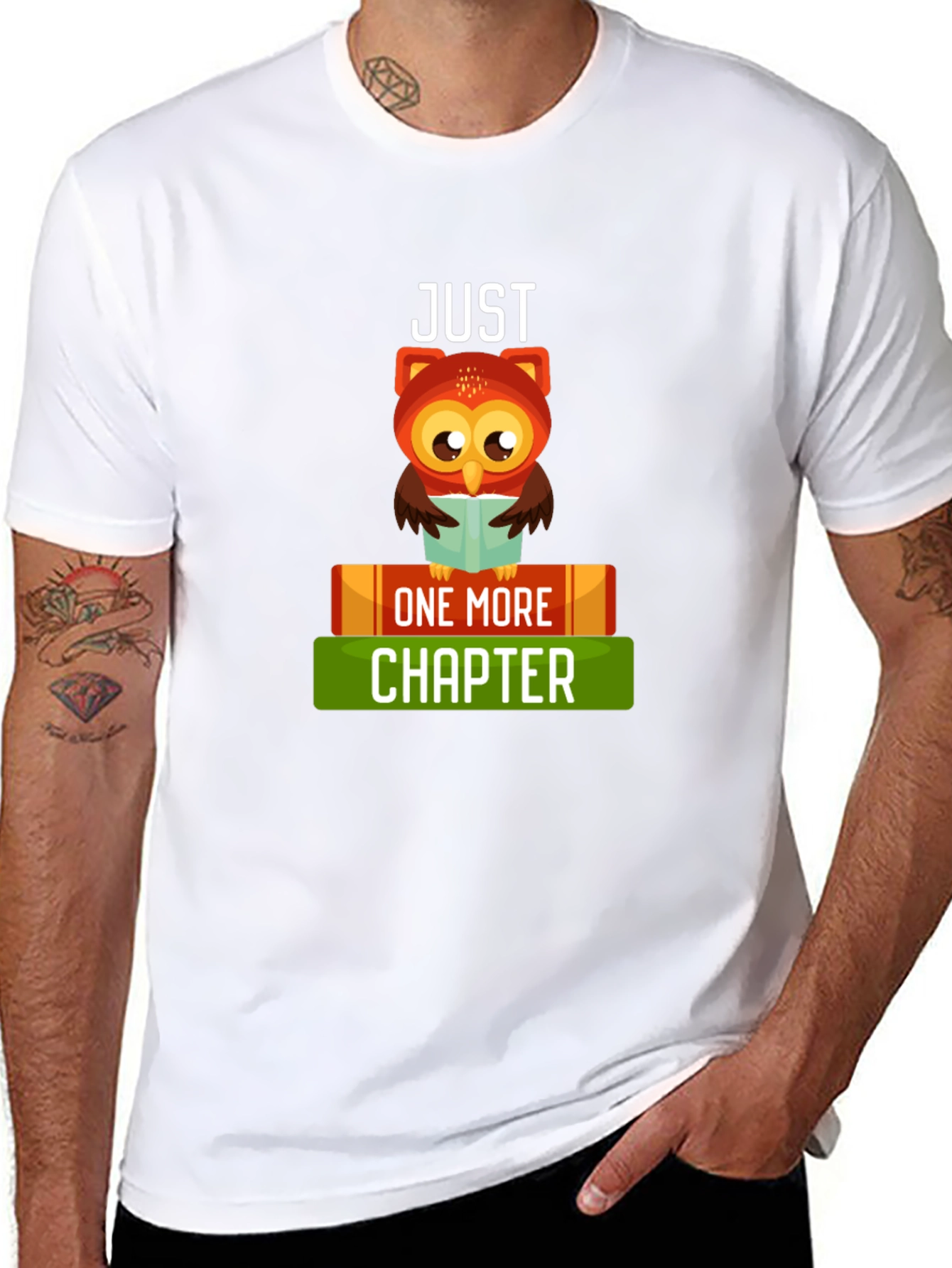 Just One More Chapter Owl T-Shirt
