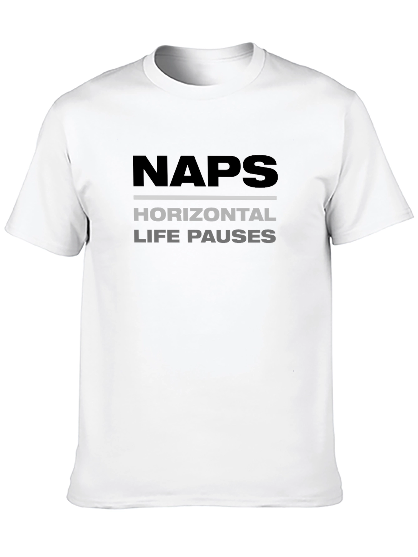 Naps Horizontal Life Pauses Graphic Tee
