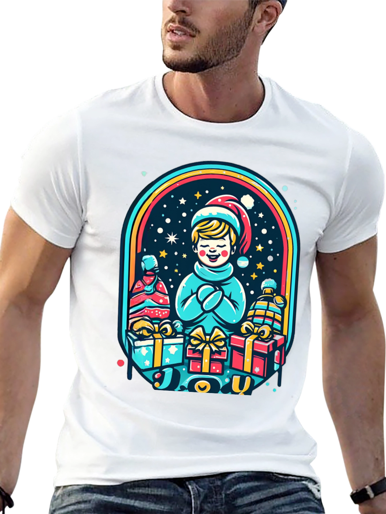 Festive Holiday Graphic T-Shirt