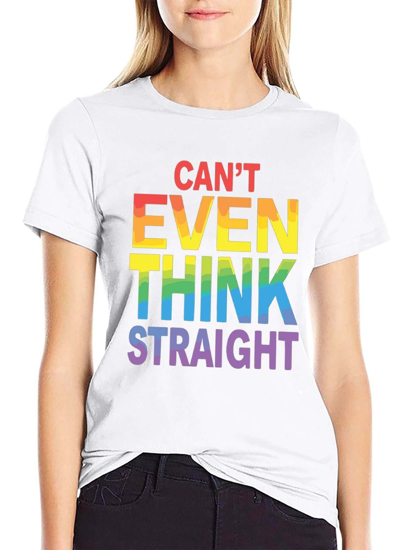 Cant Even Think Straight LGBT Pride T-Shirt