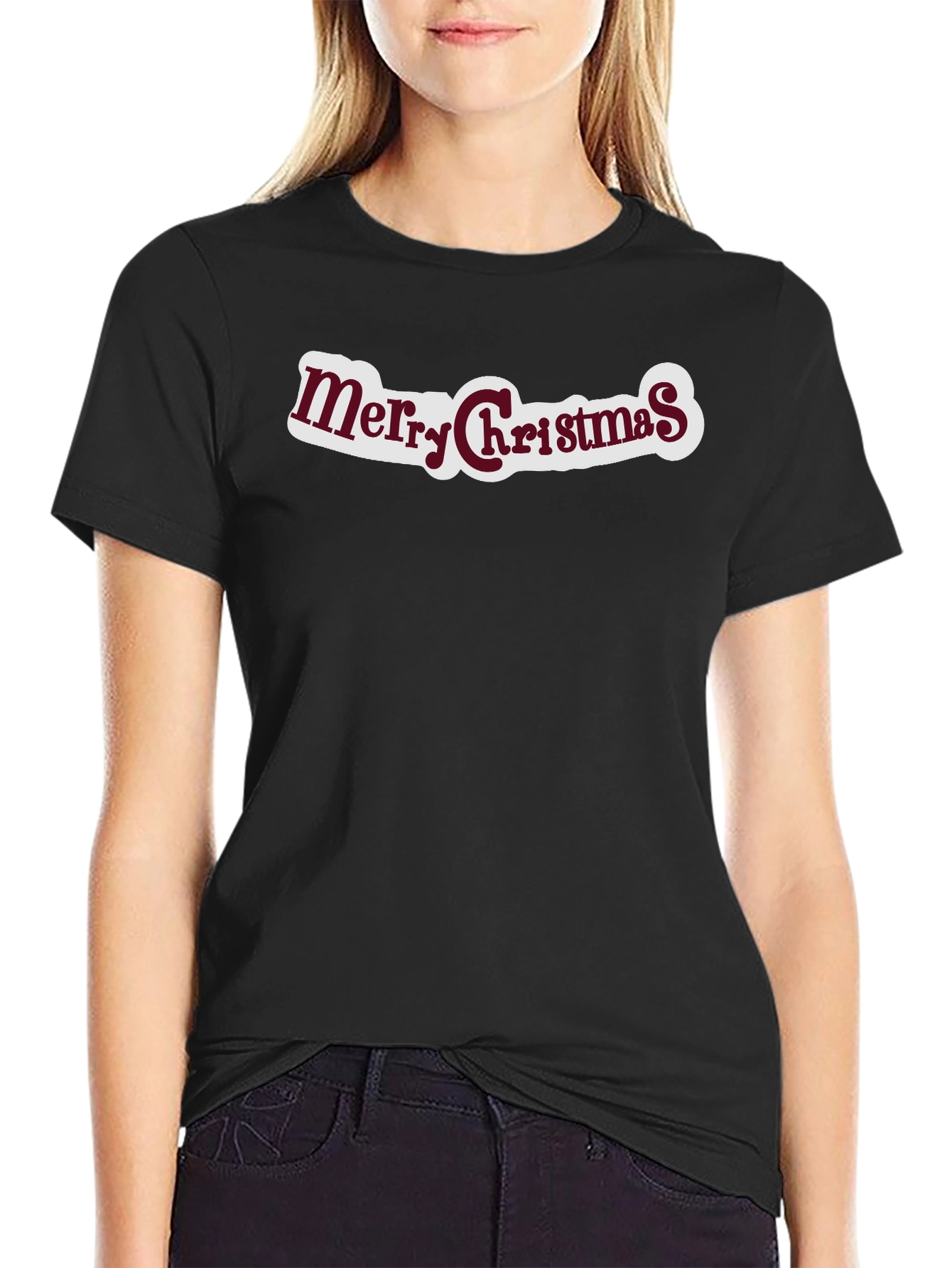 Merry Christmas Graphic Tee - Holiday Style