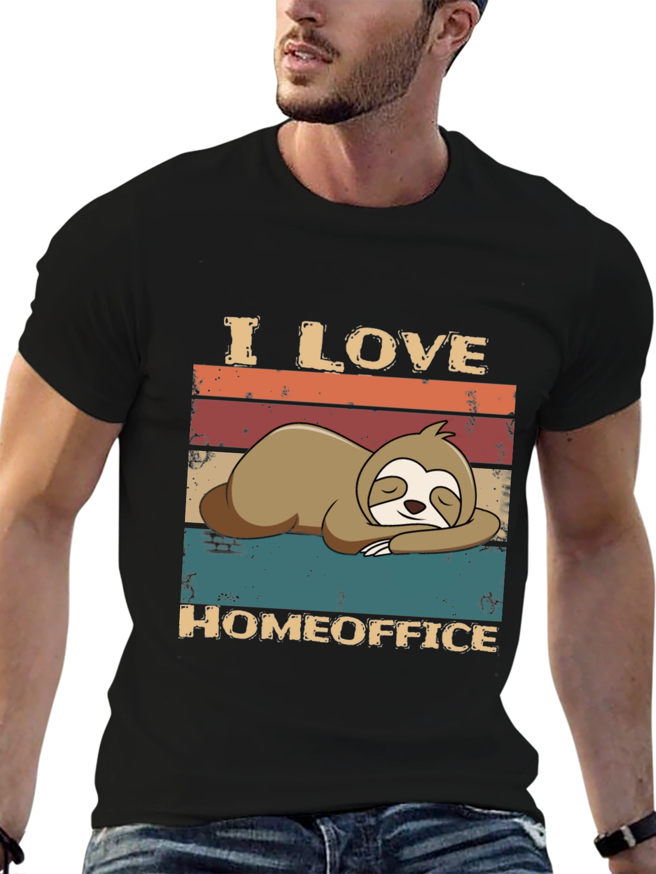 I Love Homeoffice Sloth T-Shirt