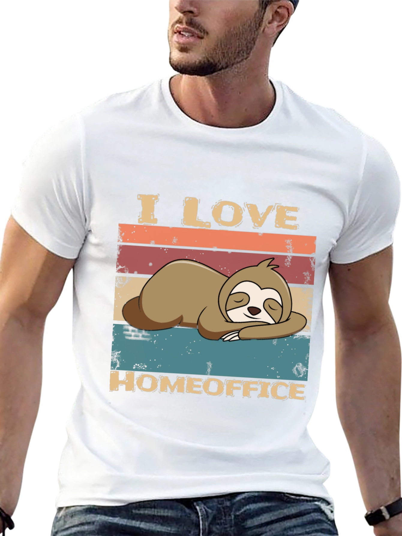 I Love Homeoffice Sloth T-Shirt