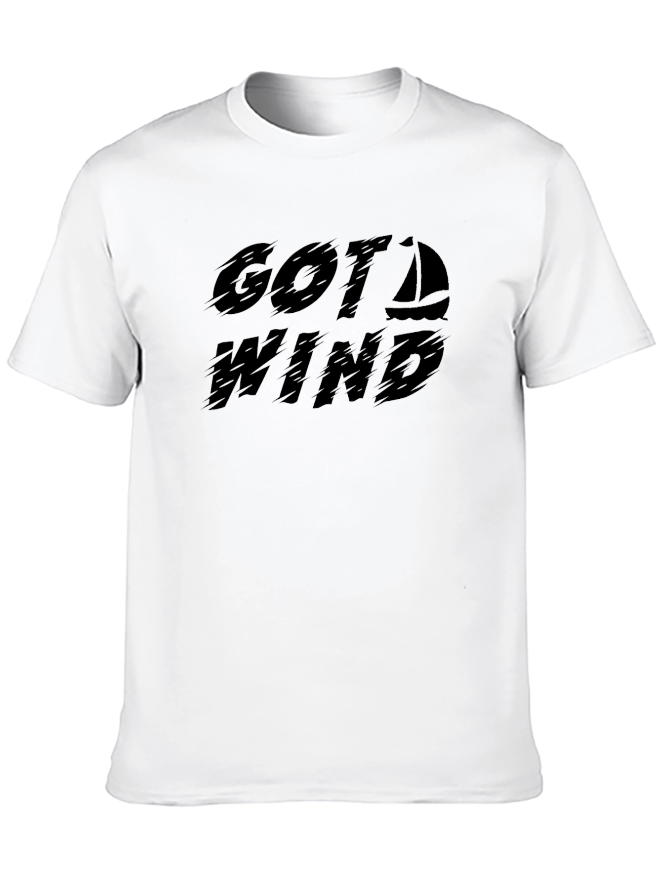 Got Wind Sailing T-Shirt - Black Graphic Tee