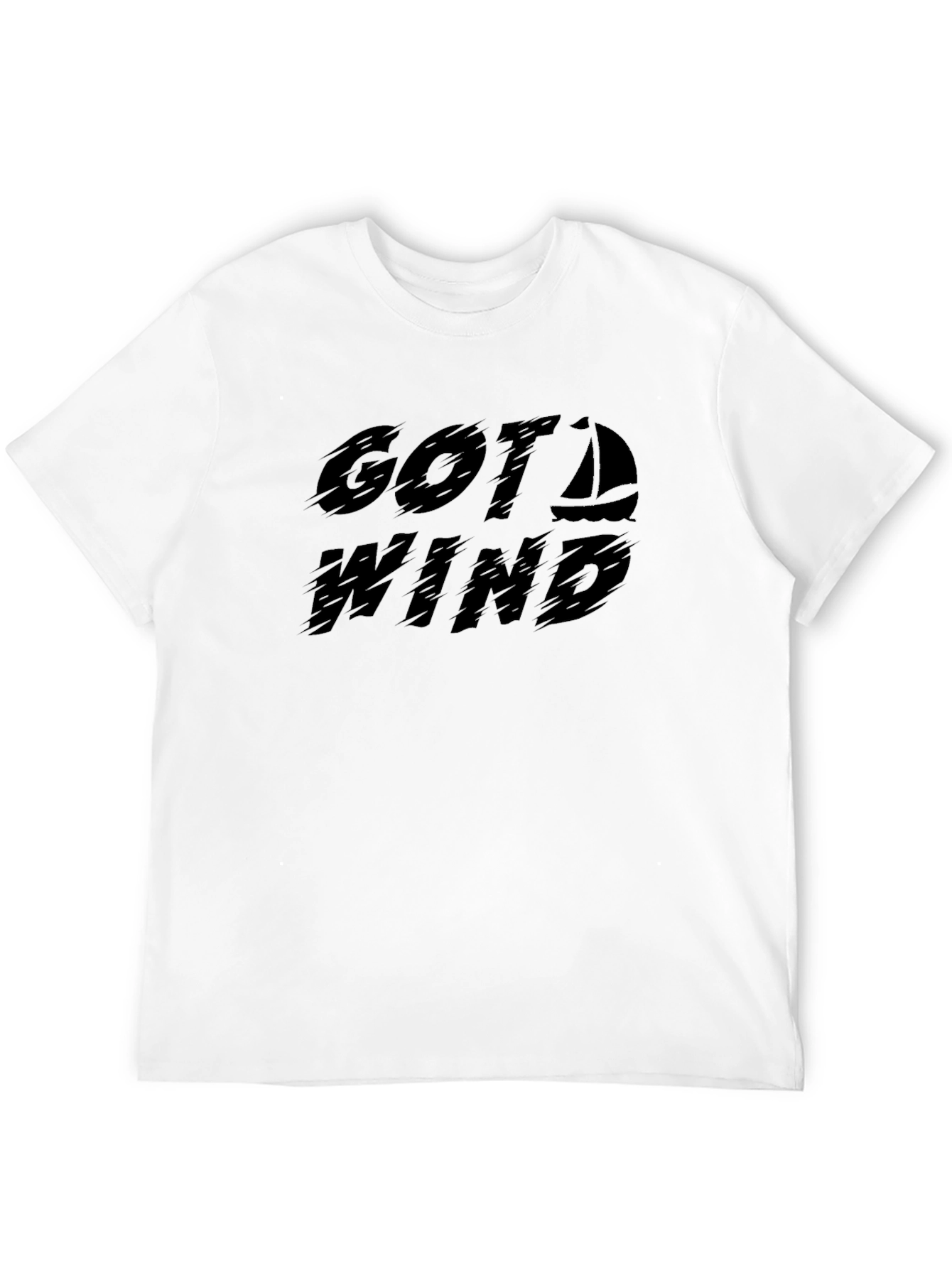 Got Wind Sailing T-Shirt - Black Graphic Tee