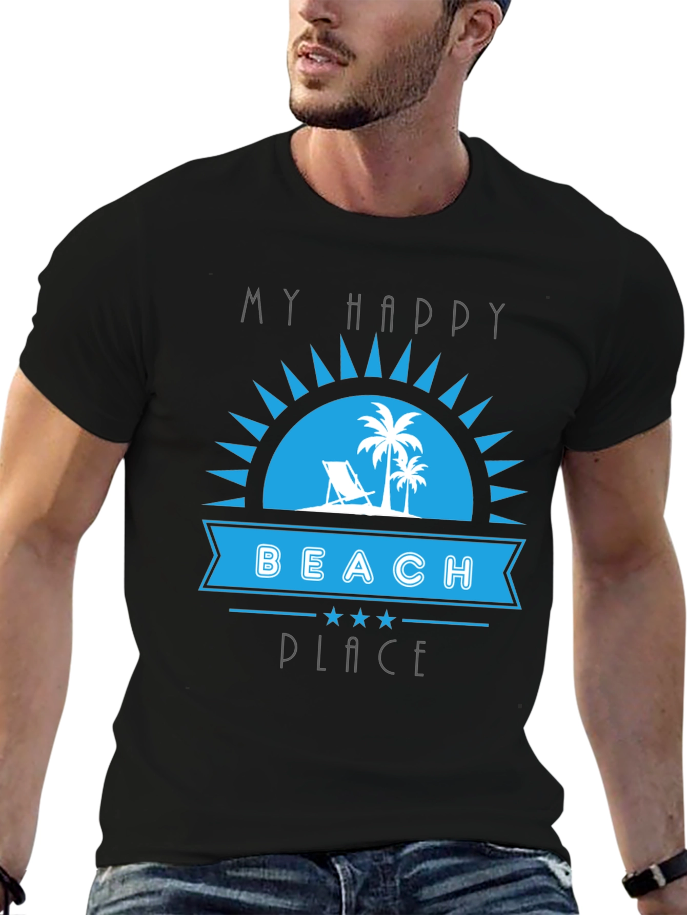 My Happy Beach Place Graphic T-Shirt