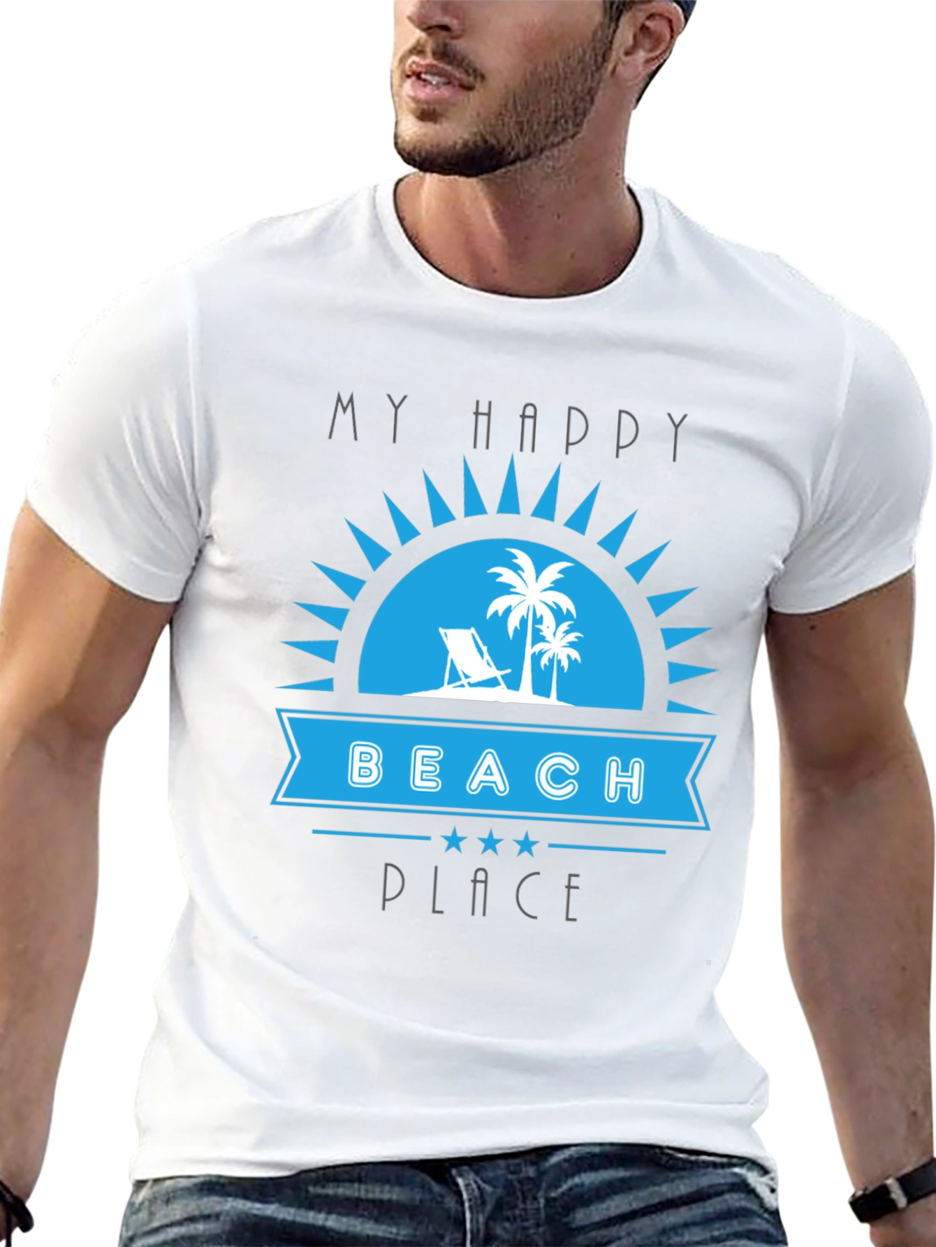My Happy Beach Place Graphic T-Shirt