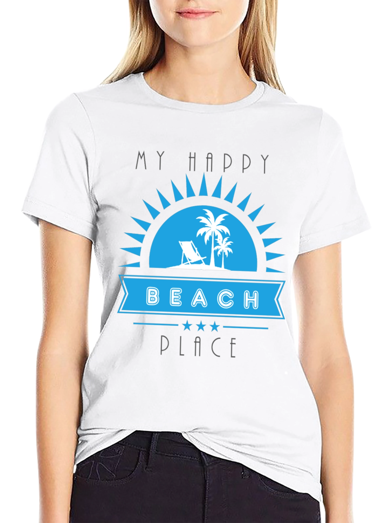 My Happy Beach Place Graphic T-Shirt