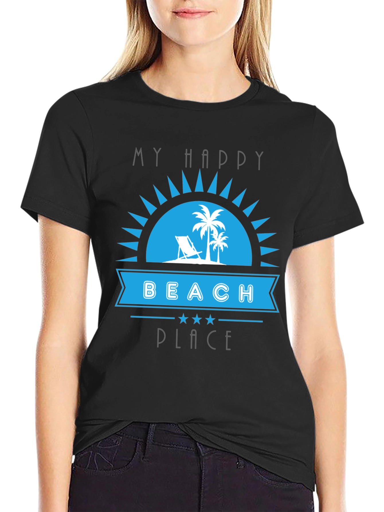 My Happy Beach Place Graphic T-Shirt