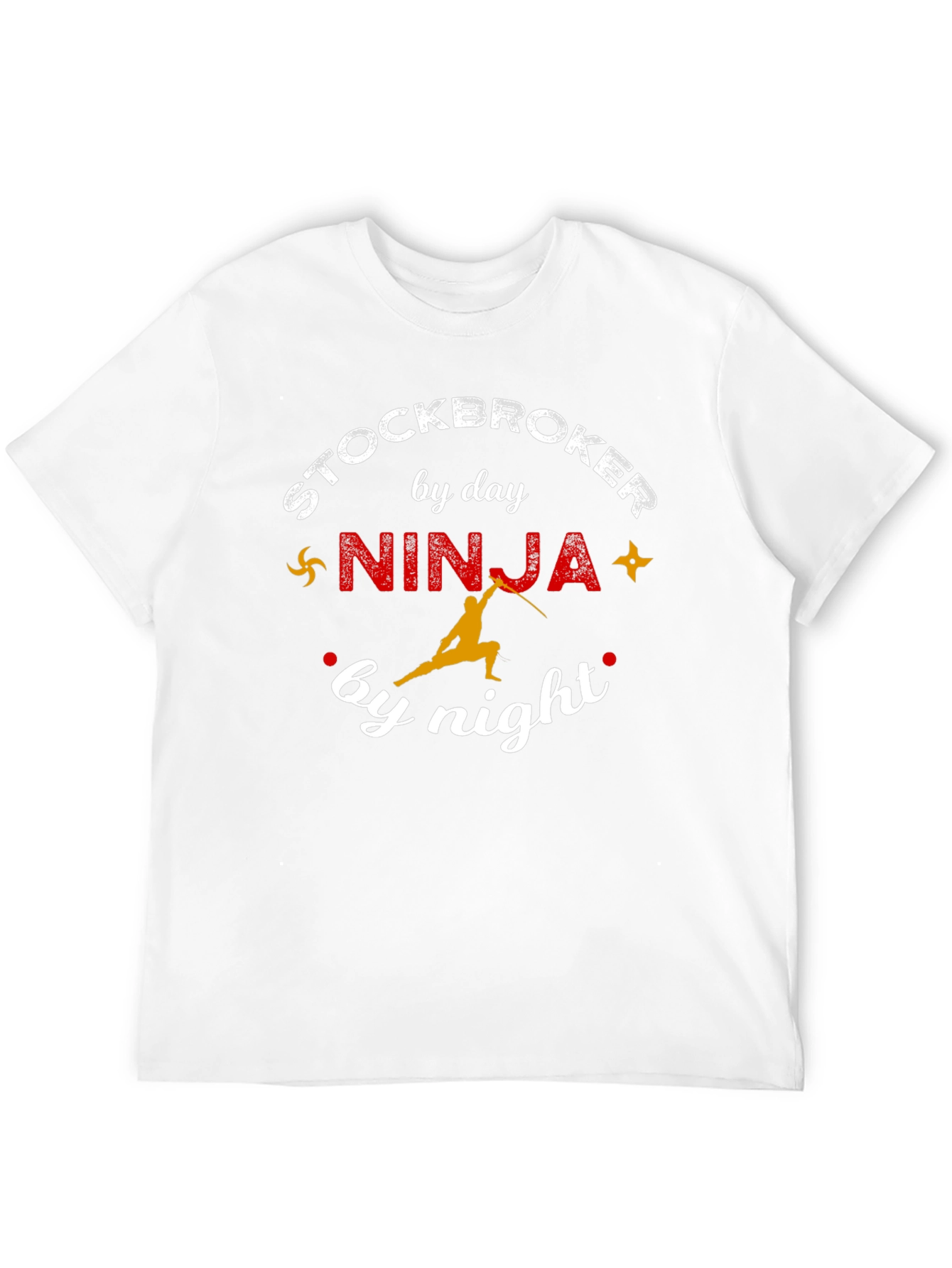 Stockbroker Ninja T-Shirt - Funny Day & Night Tee