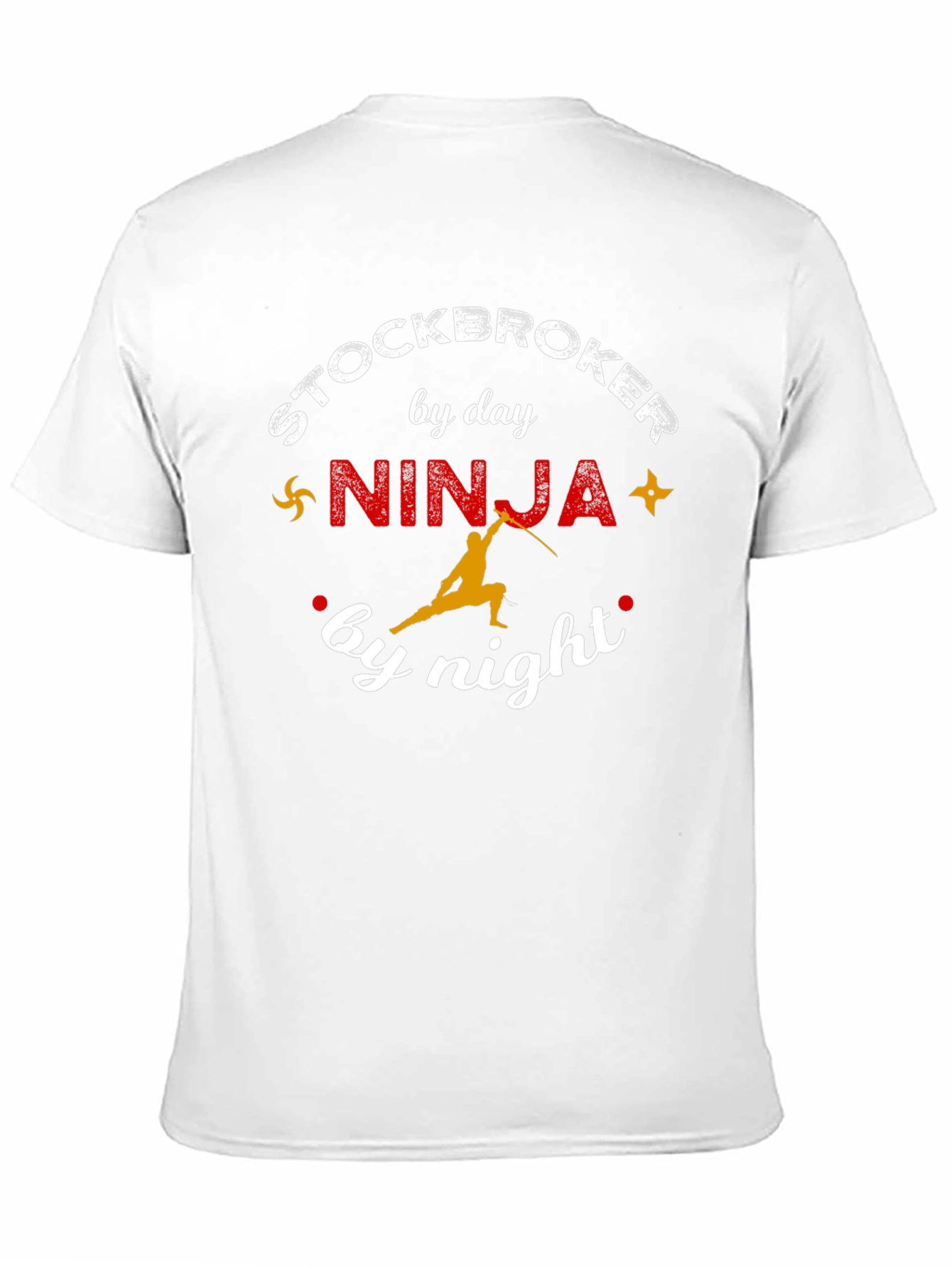 Stockbroker Ninja T-Shirt - Funny Day & Night Tee