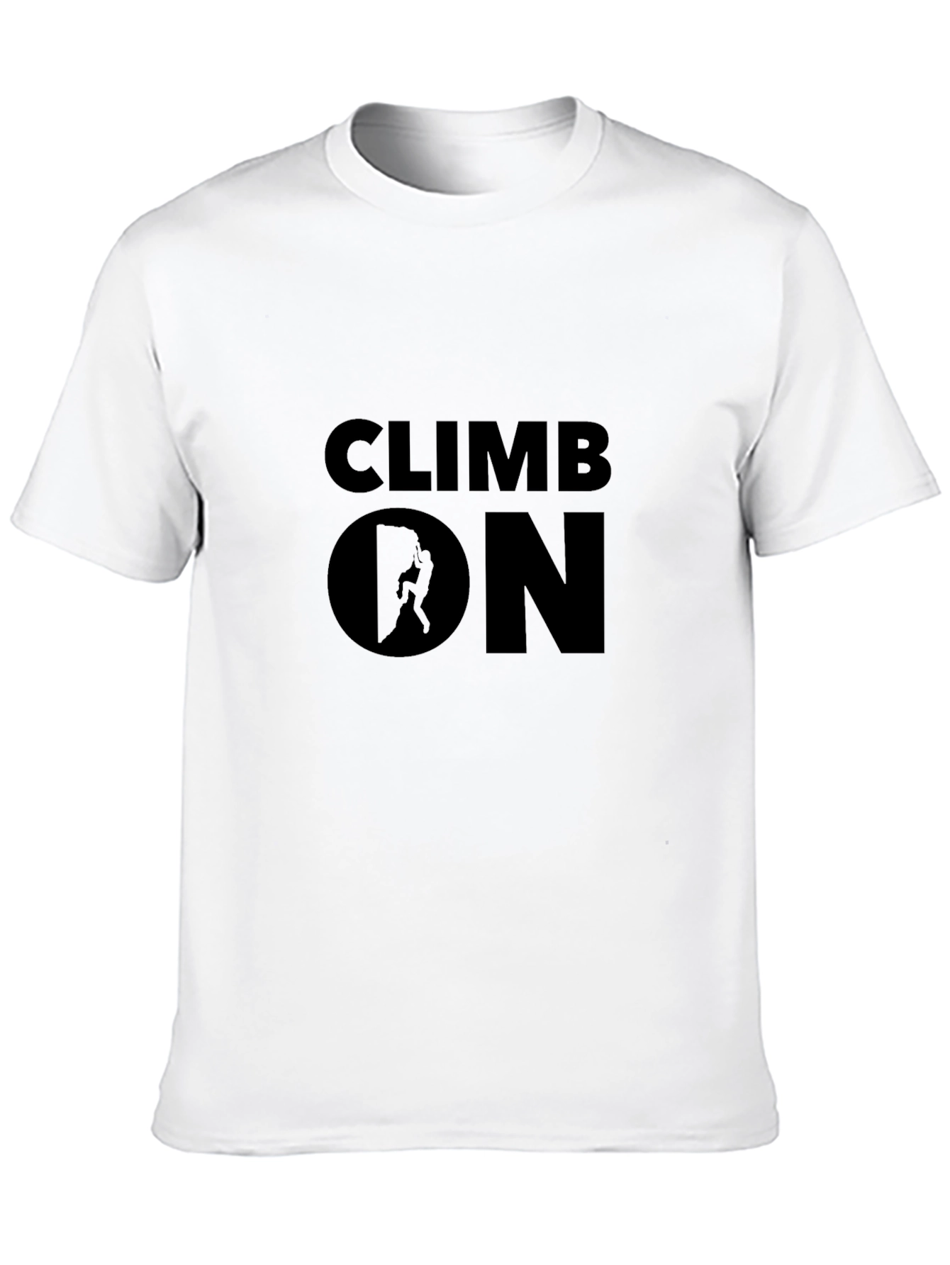 Climb On Graphic T-Shirt - Black Crew Neck Tee