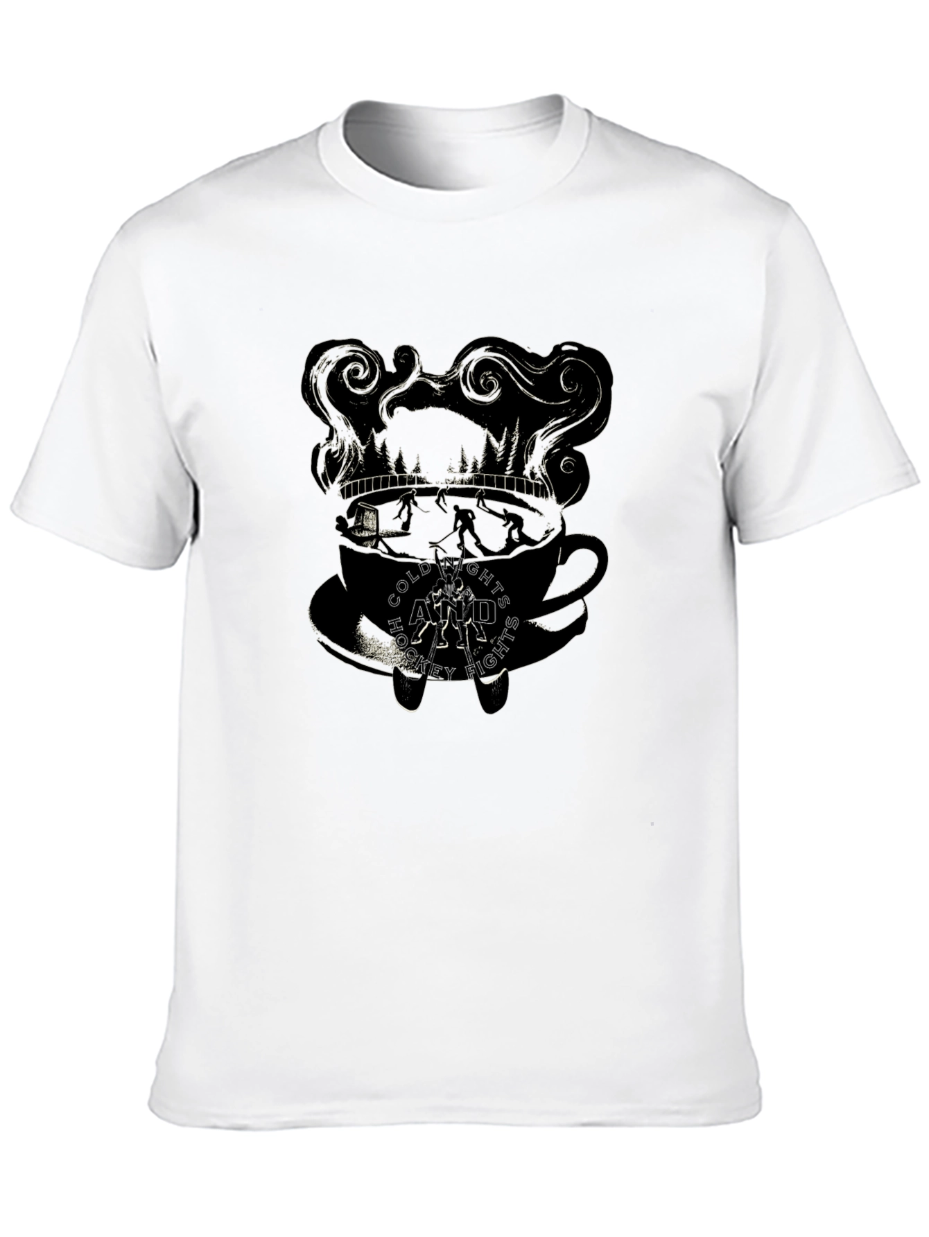 Cold Nights and Hockey Fights T-Shirt