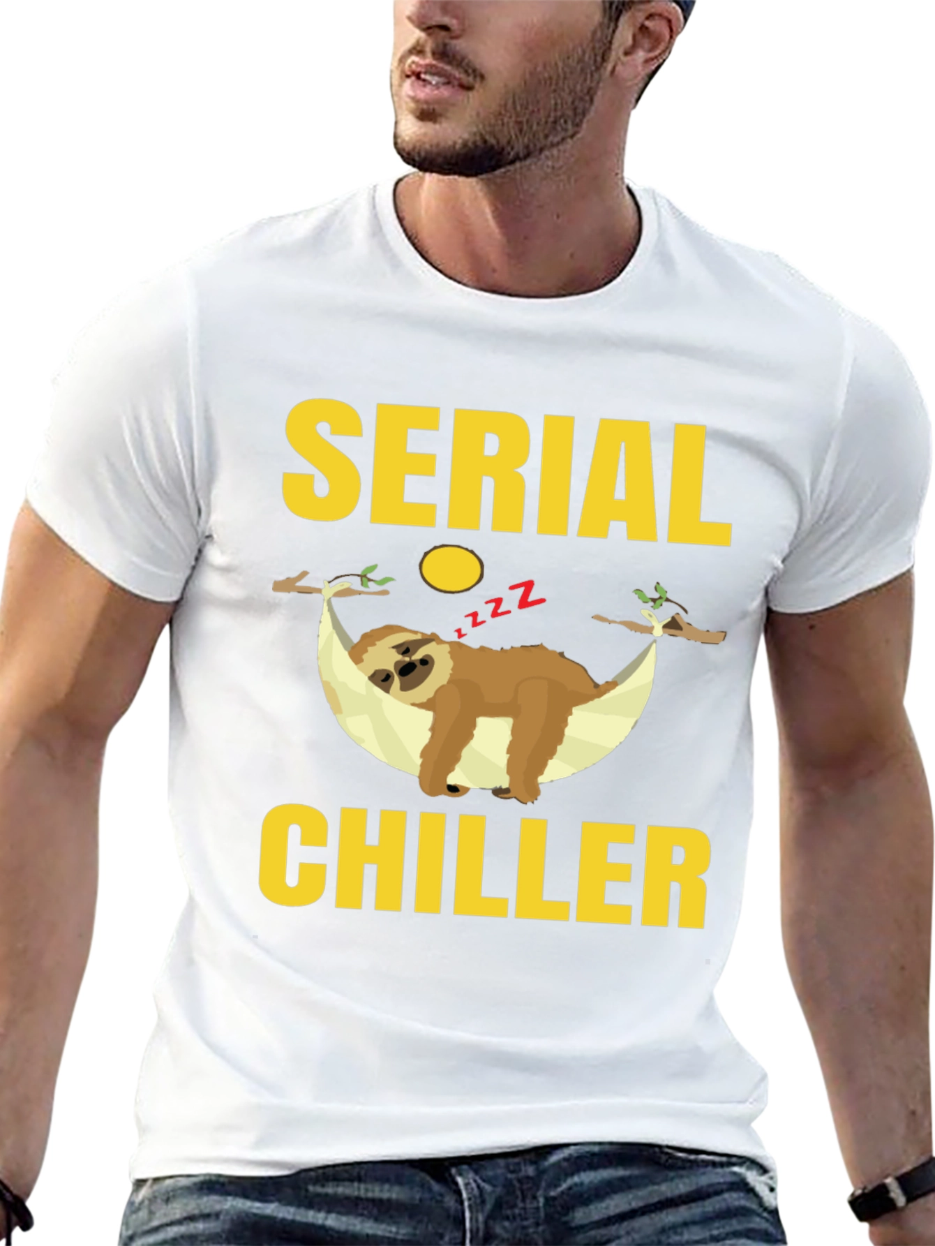 Serial Chiller Sloth Graphic Tee