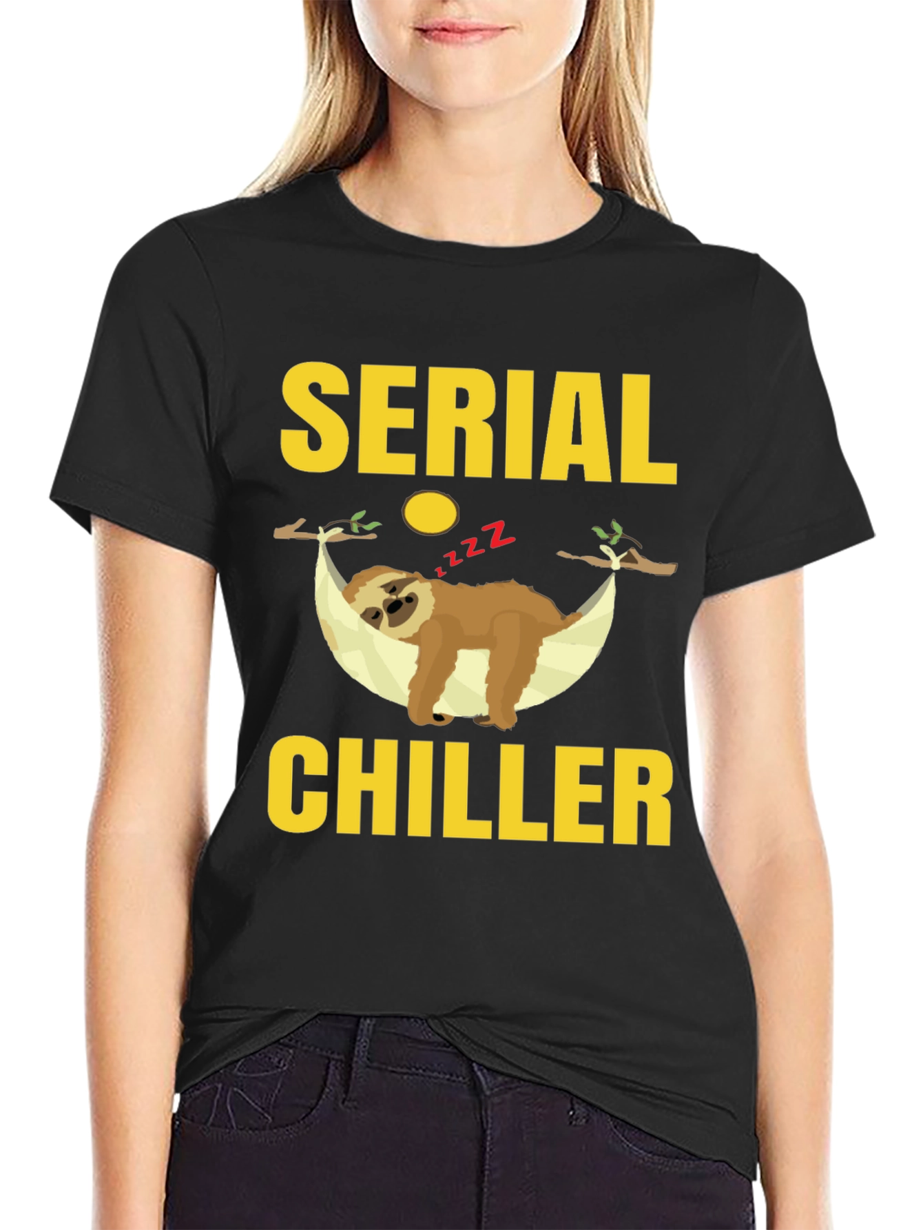 Serial Chiller Sloth Graphic Tee