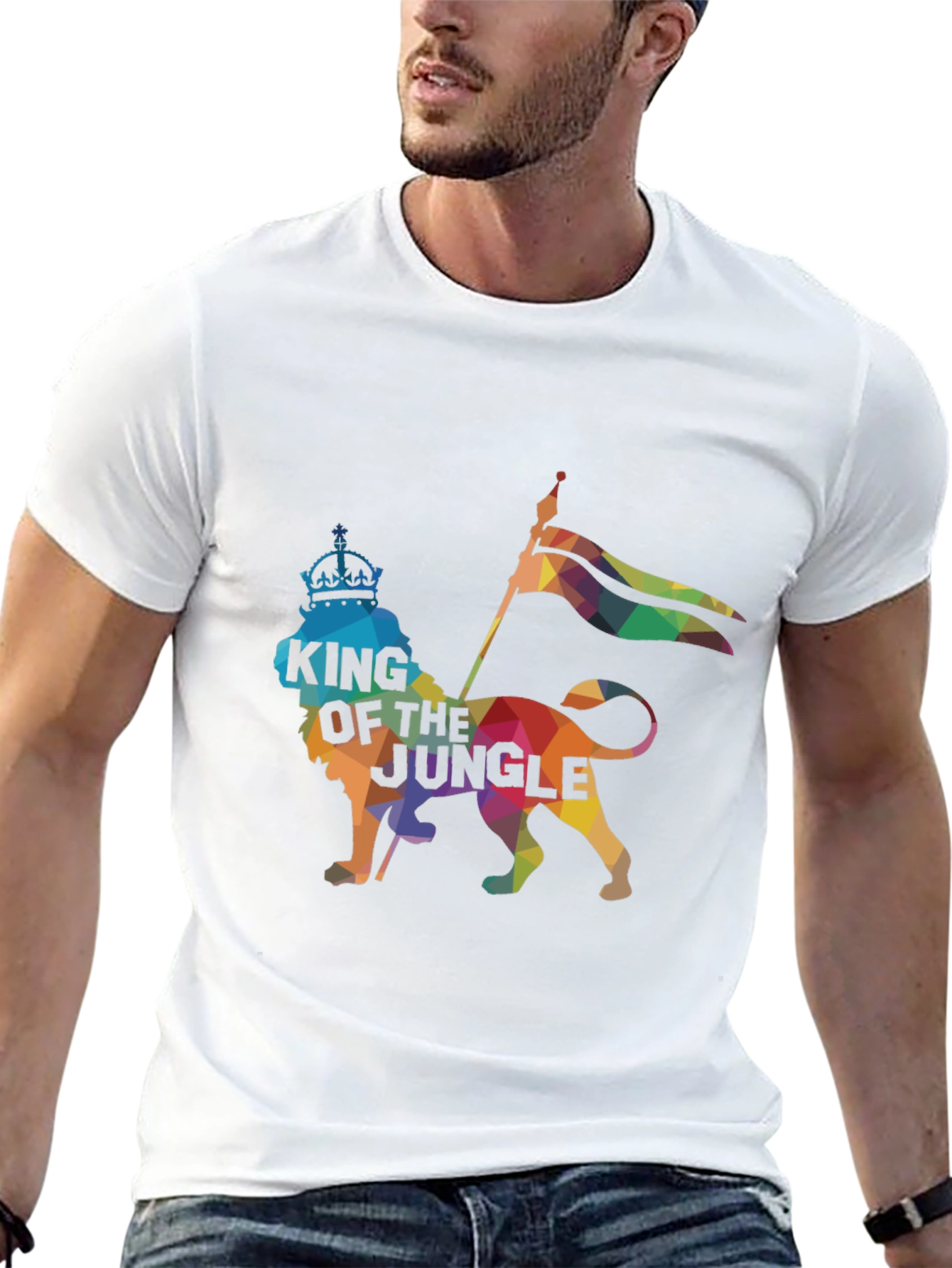 King of the Jungle Graphic Tee - Black