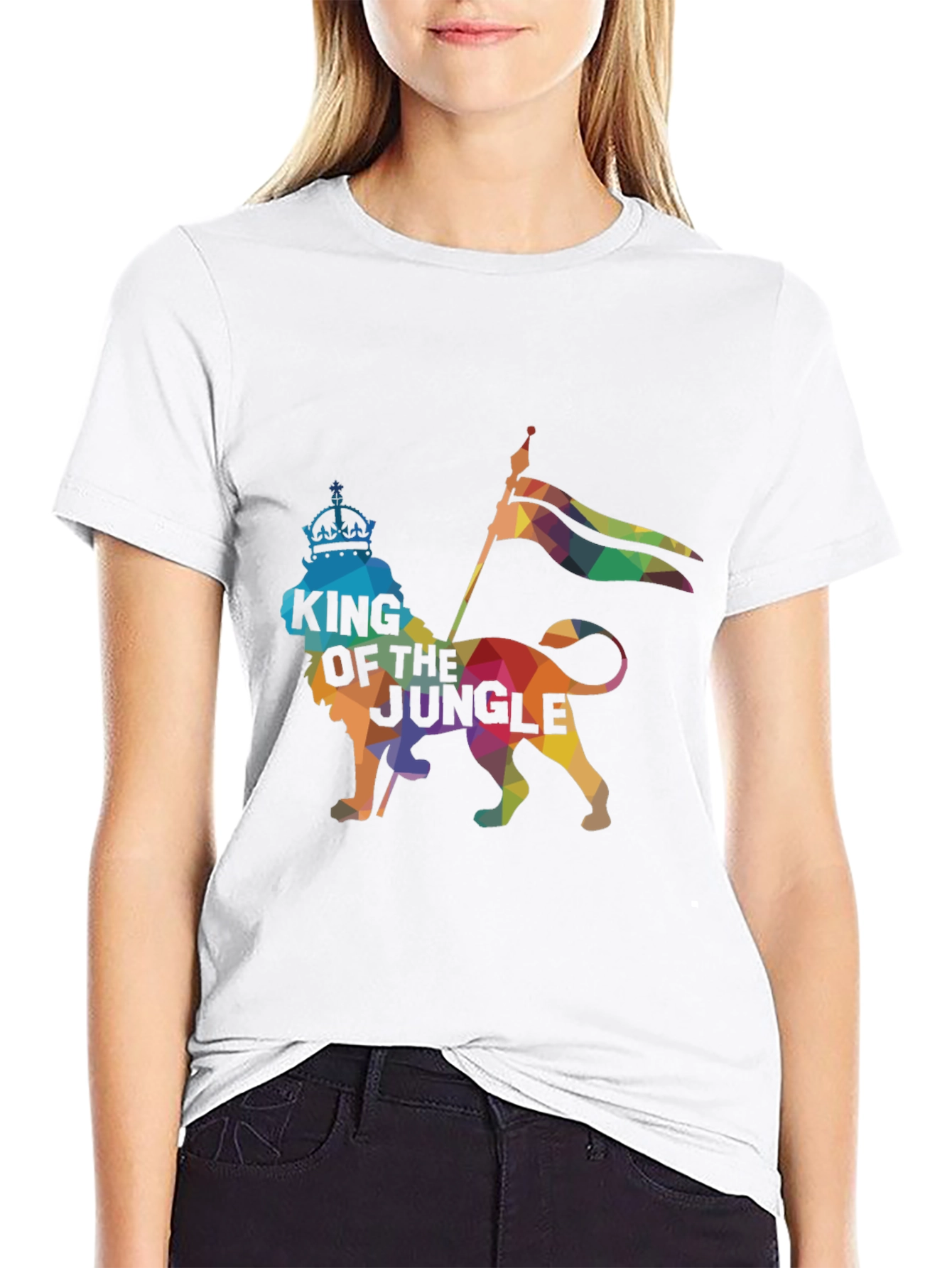 King of the Jungle Graphic Tee - Black