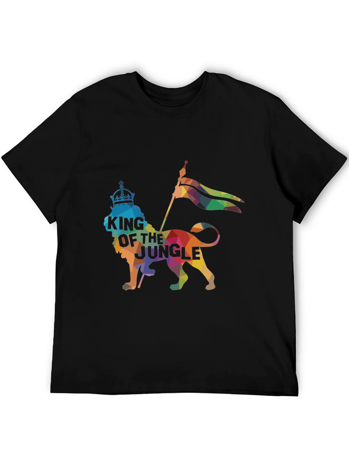 King of the Jungle Graphic Tee - Black