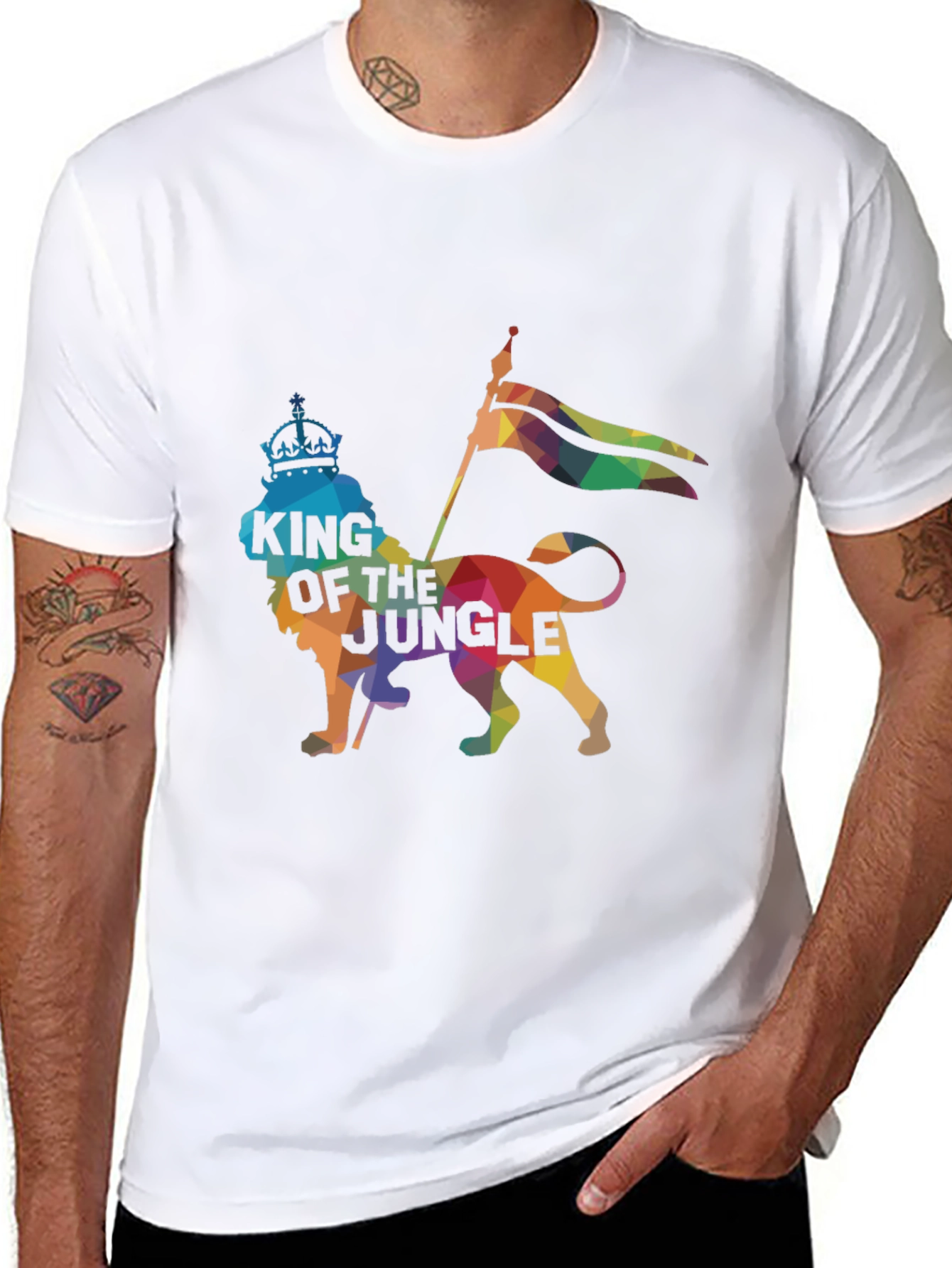 King of the Jungle Graphic Tee - Black