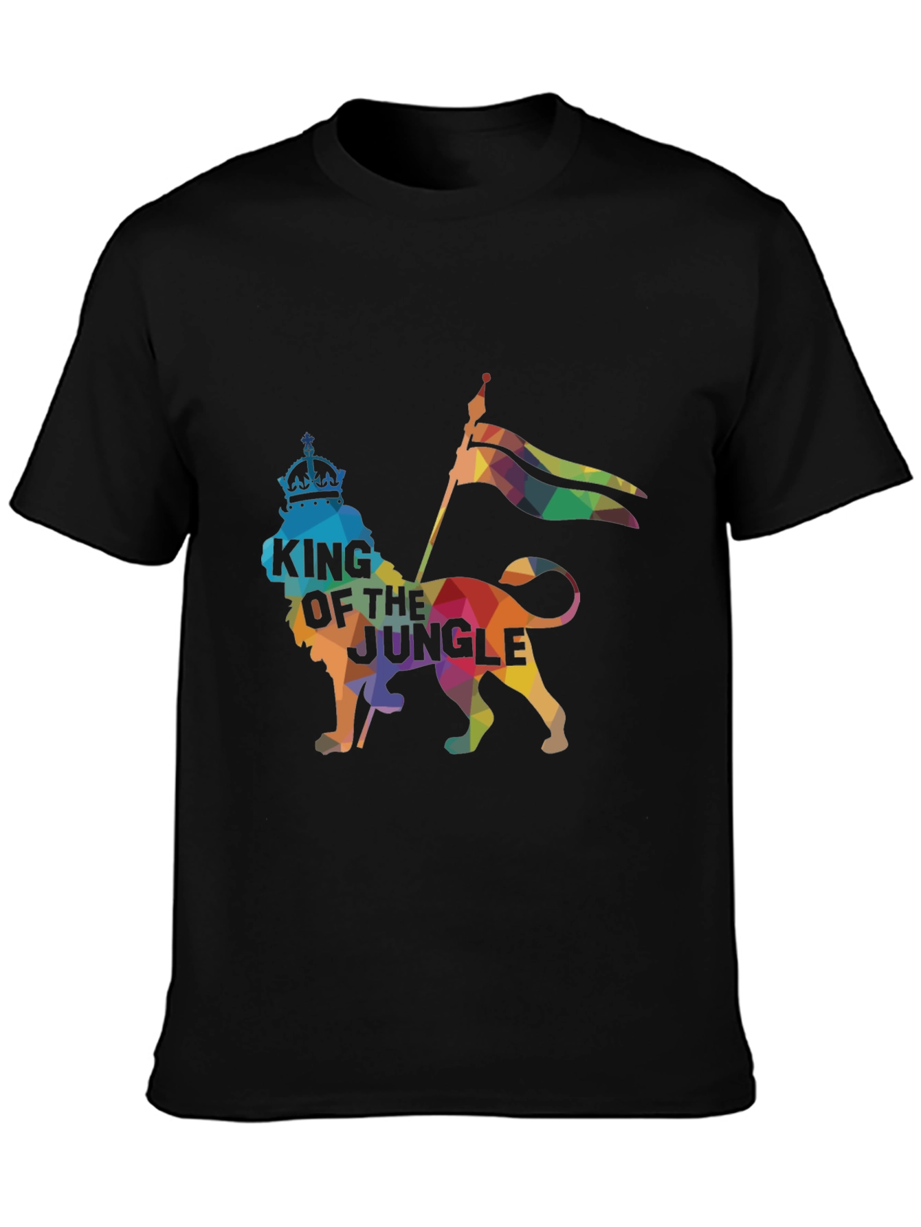 King of the Jungle Graphic Tee - Black