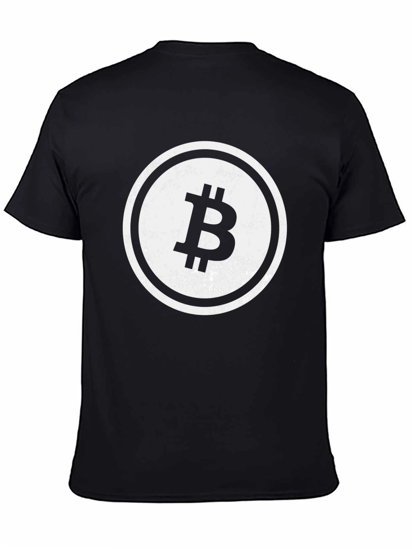 Bitcoin Logo Black T-Shirt - Crypto Currency Fashion