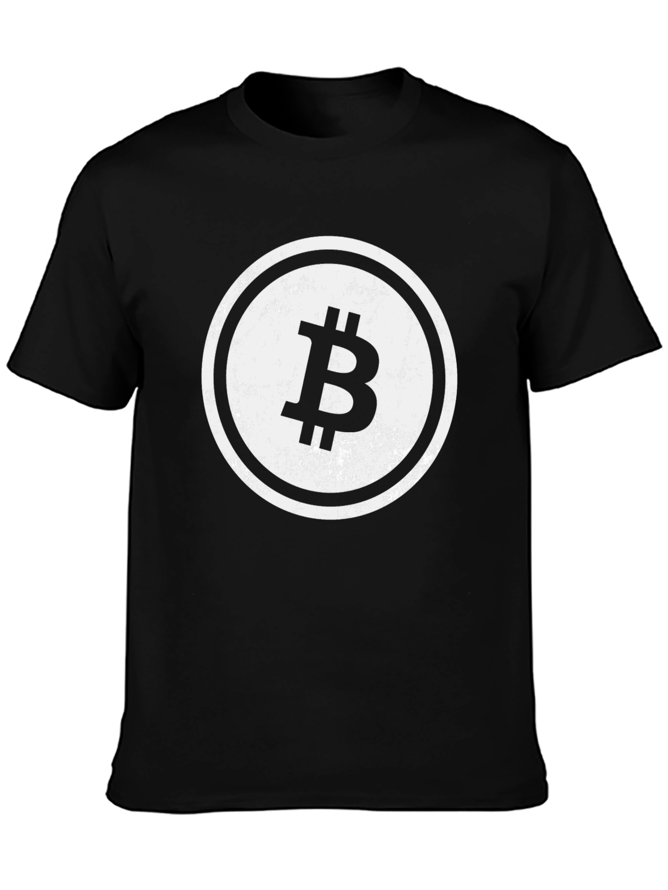 Bitcoin Logo Black T-Shirt - Crypto Currency Fashion