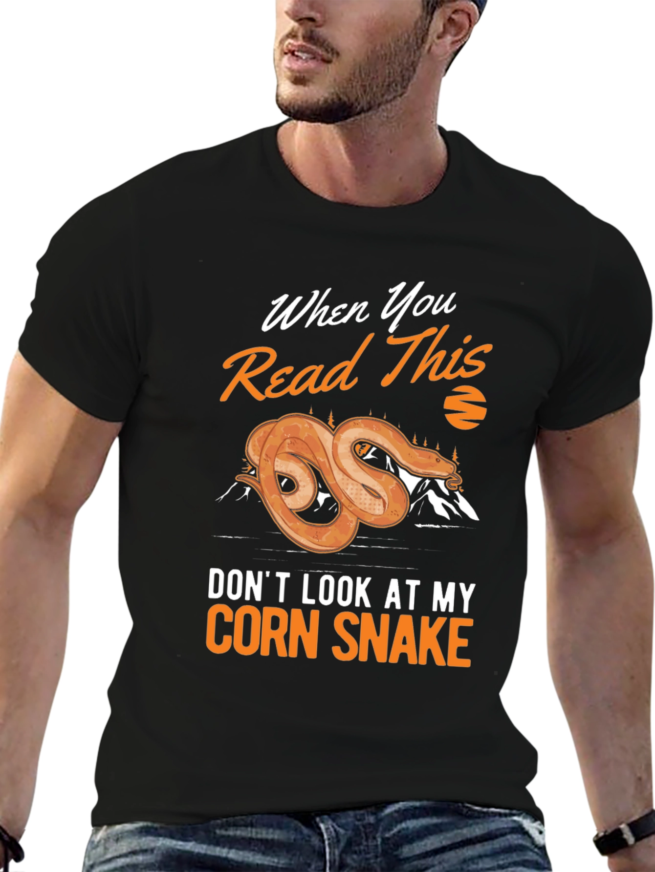Corn Snake Novelty Graphic Tee