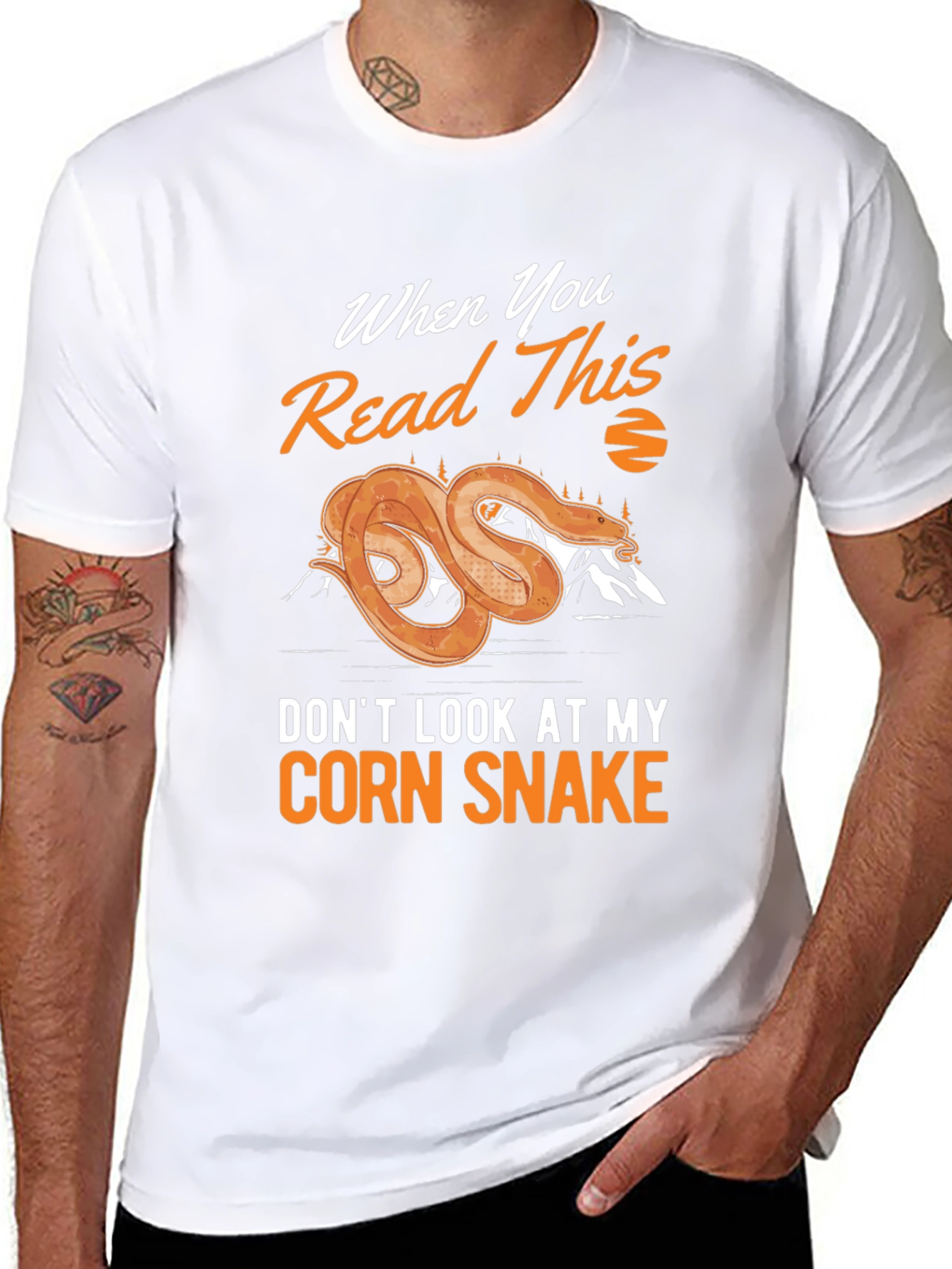 Corn Snake Novelty Graphic Tee