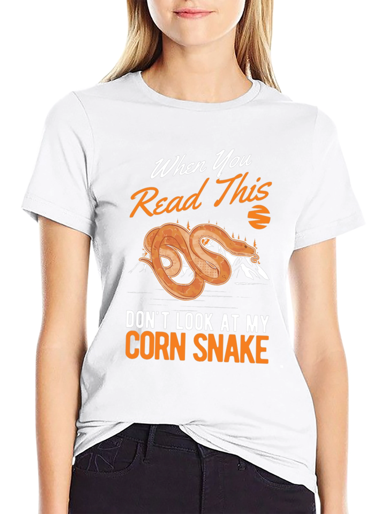 Corn Snake Novelty Graphic Tee