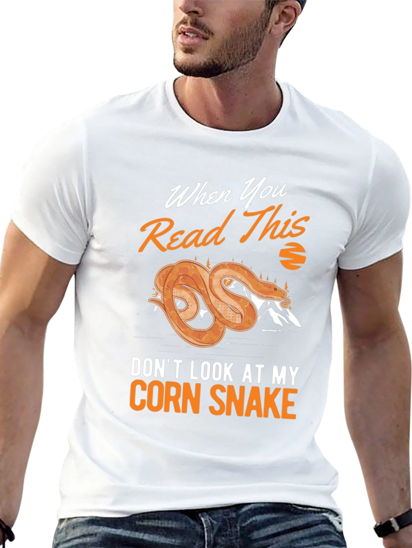 Corn Snake Novelty Graphic Tee