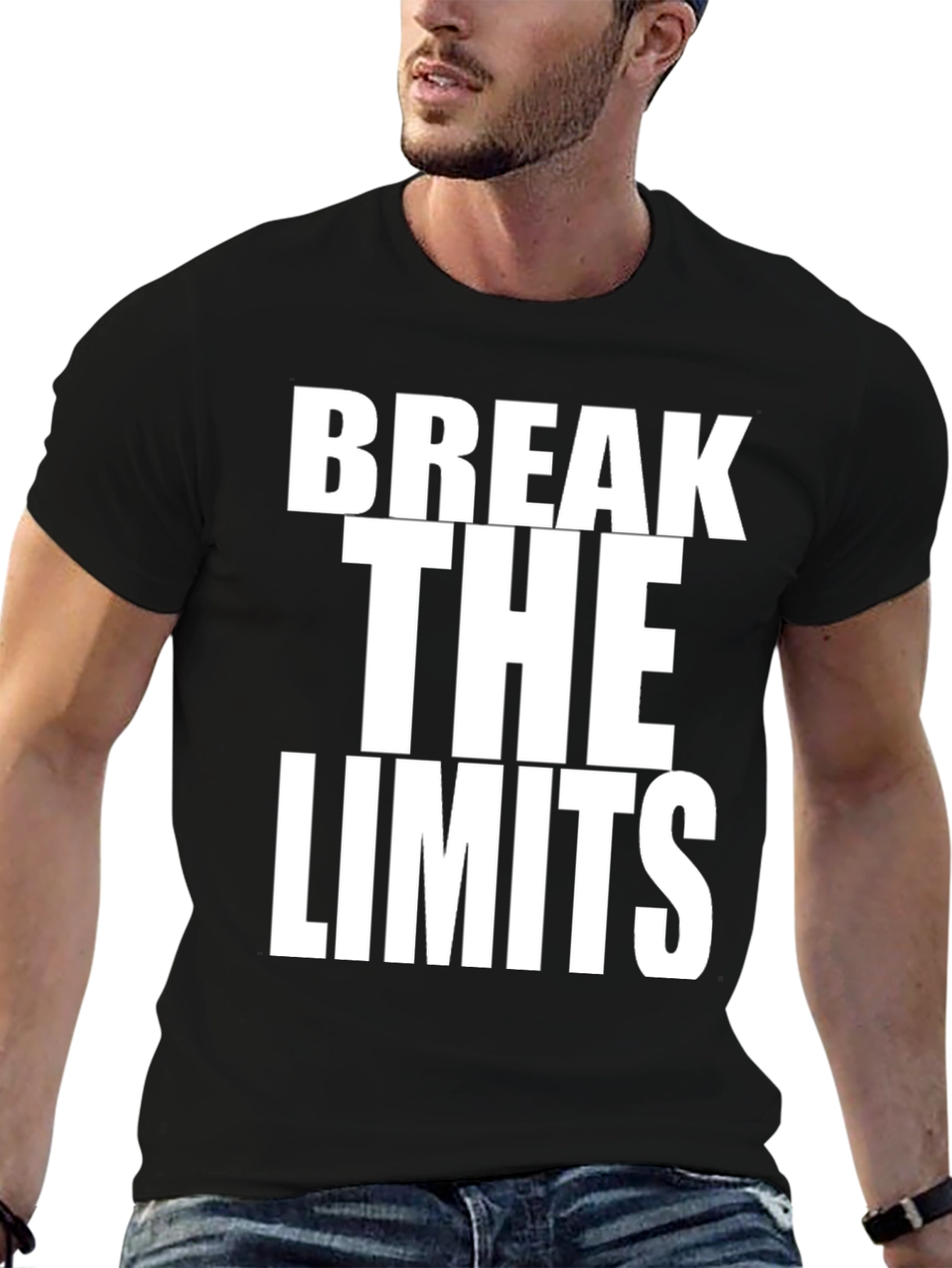 Break the Limits Bold Graphic T-Shirt