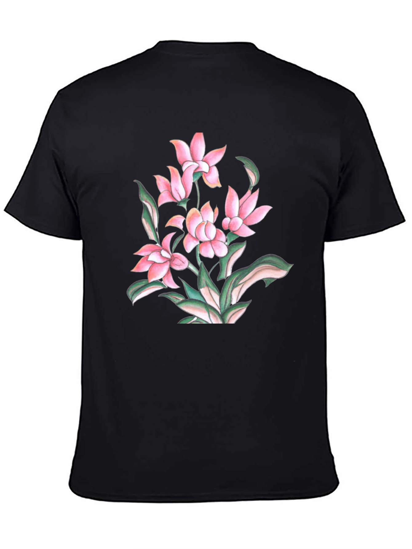 Floral Print Crew Neck T-Shirt