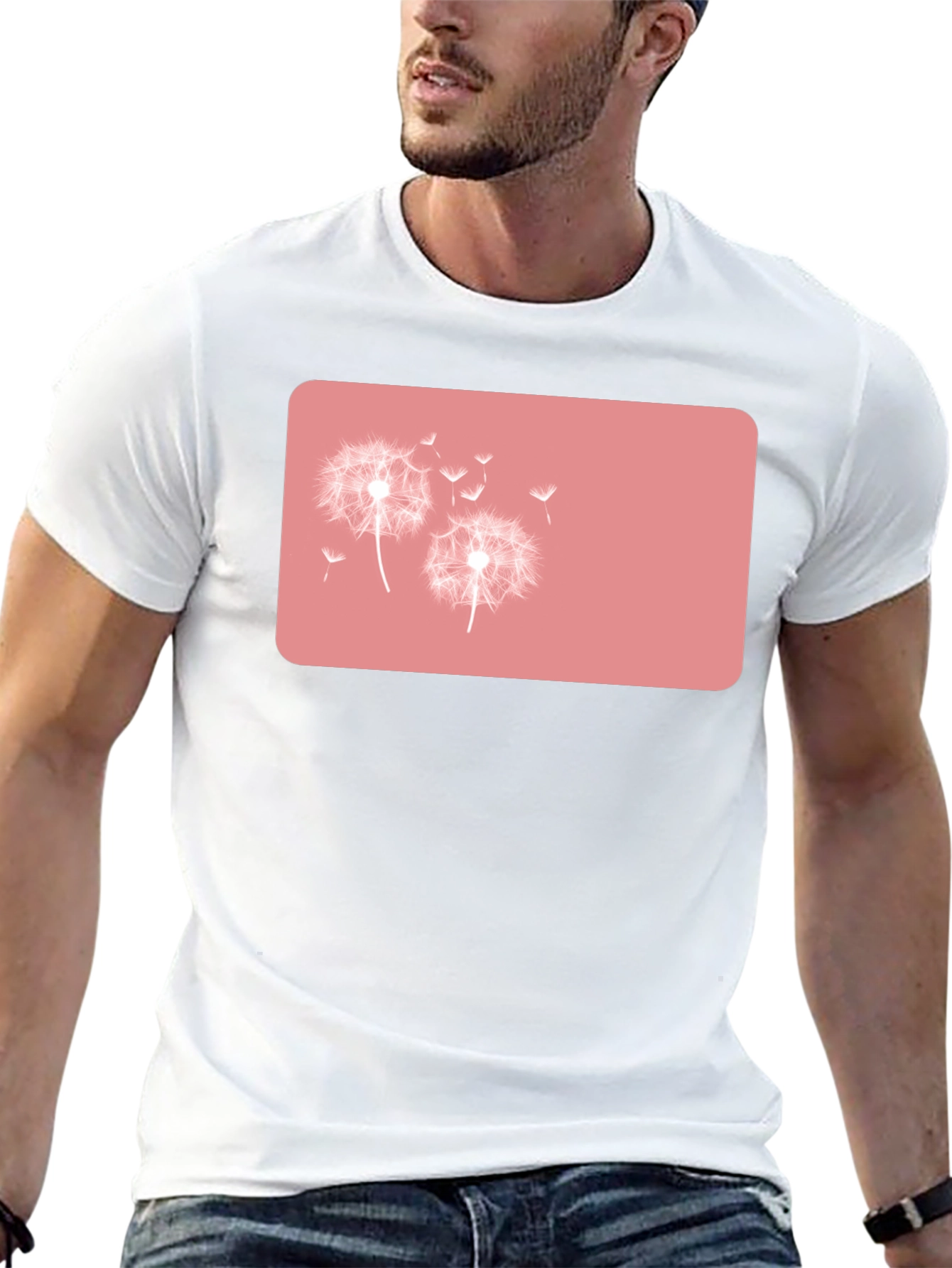 Dandelion Graphic Black T-Shirt