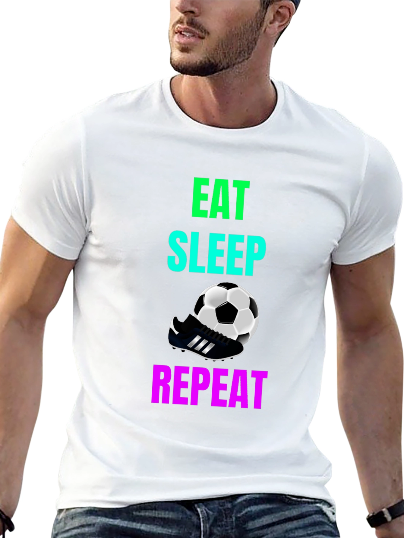 Eat Sleep Soccer Repeat T-Shirt
