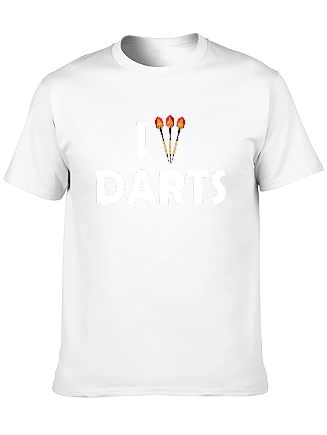 I Dart Darts T-Shirt - Casual Black Tee