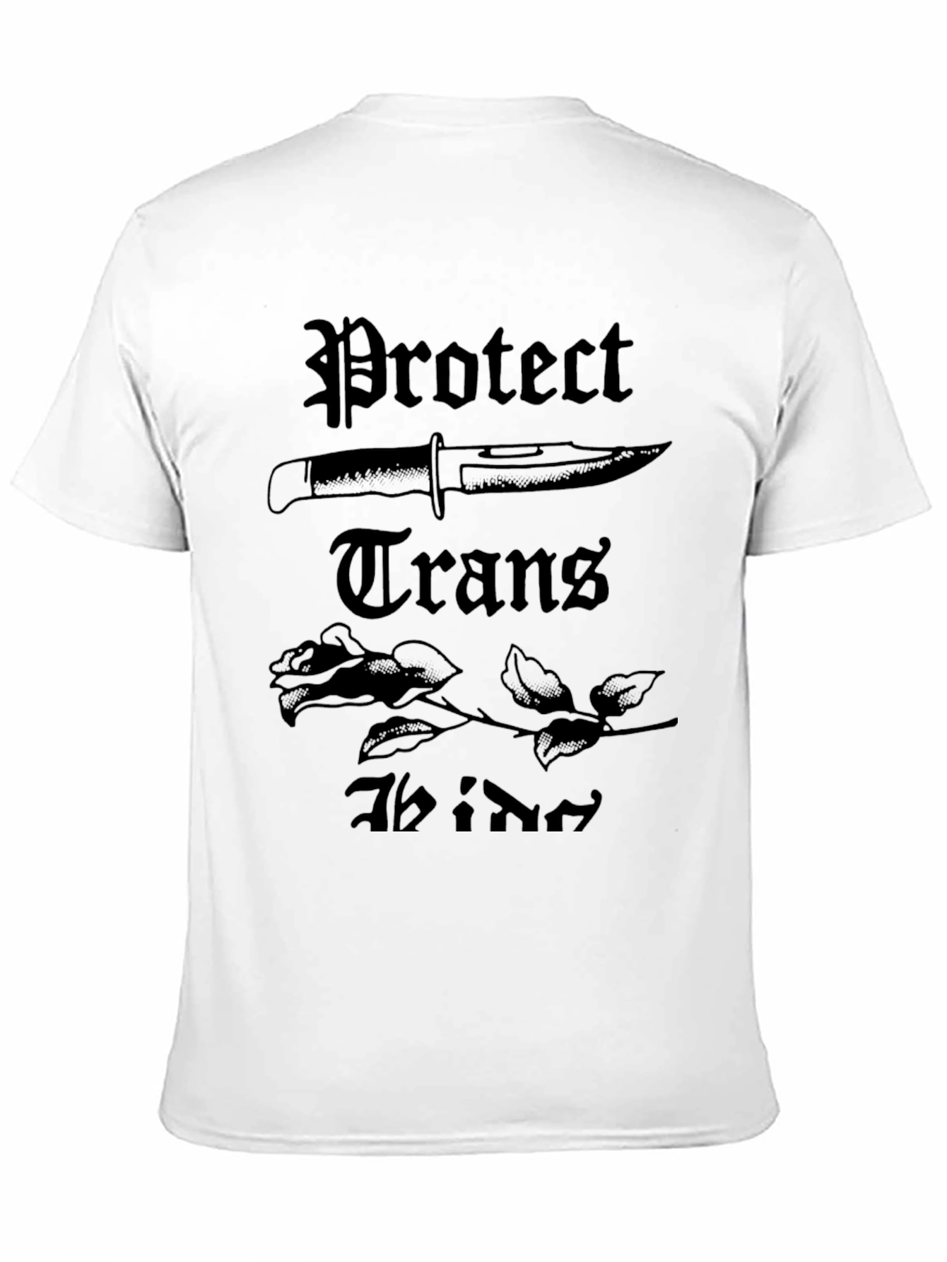 Protect Trans Kids Black Graphic Tee