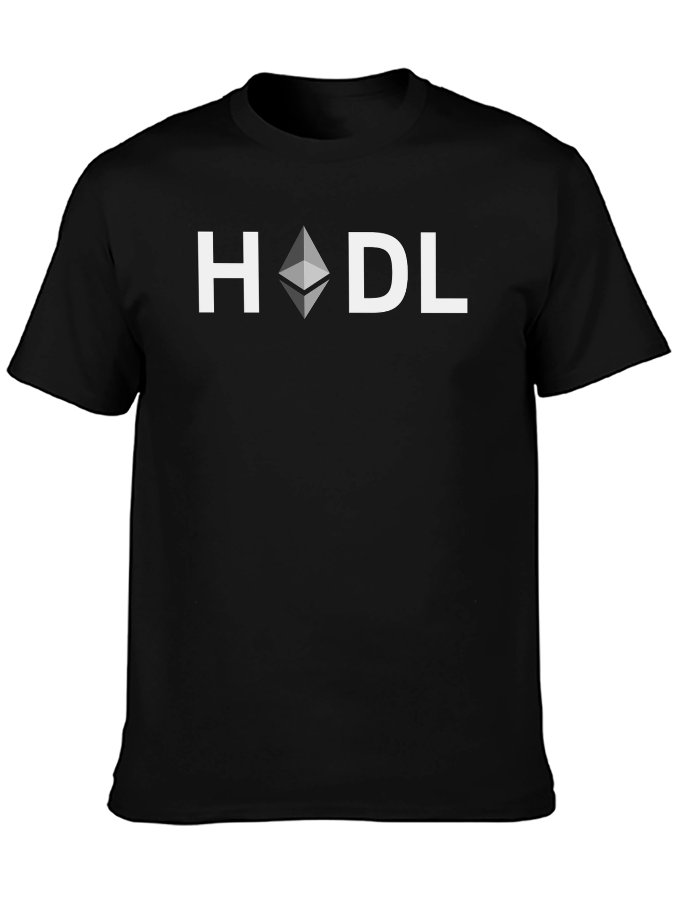 HODL Ethereum Crypto Black T-Shirt