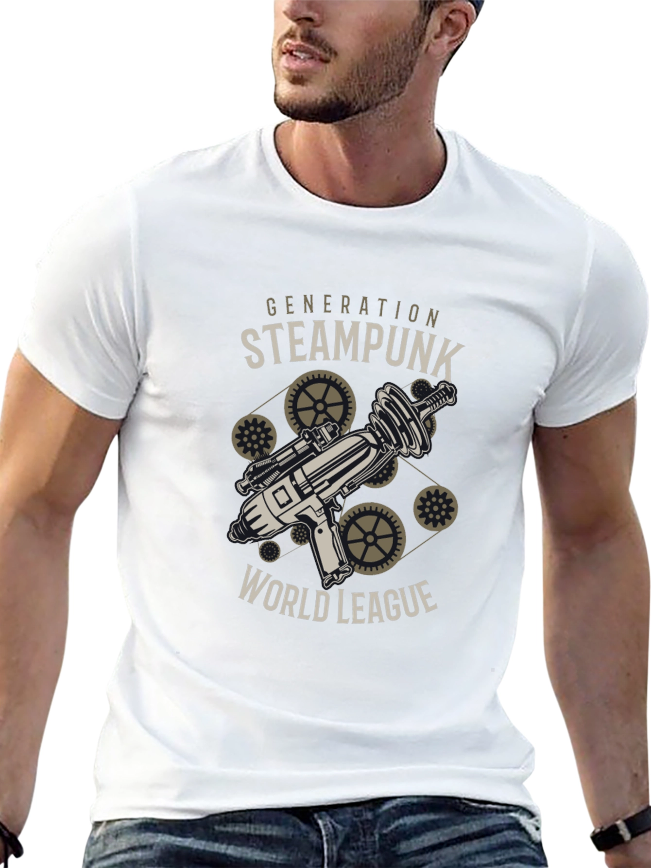 Steampunk Generation World League Black T-Shirt