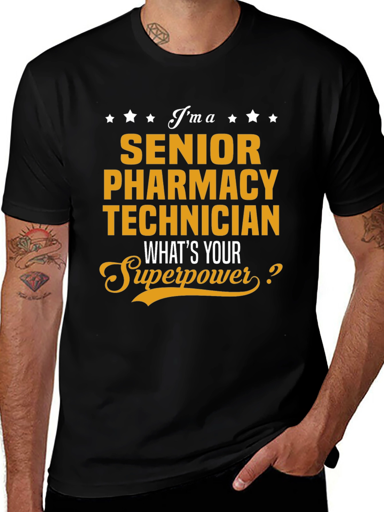 Senior Pharmacy Technician T-Shirt - Superpower Edition