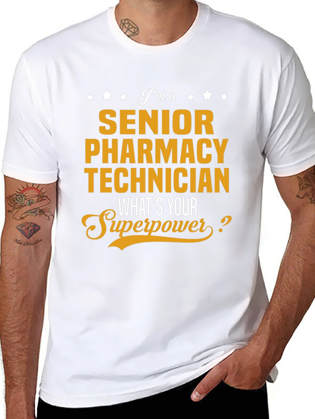 Senior Pharmacy Technician T-Shirt - Superpower Edition