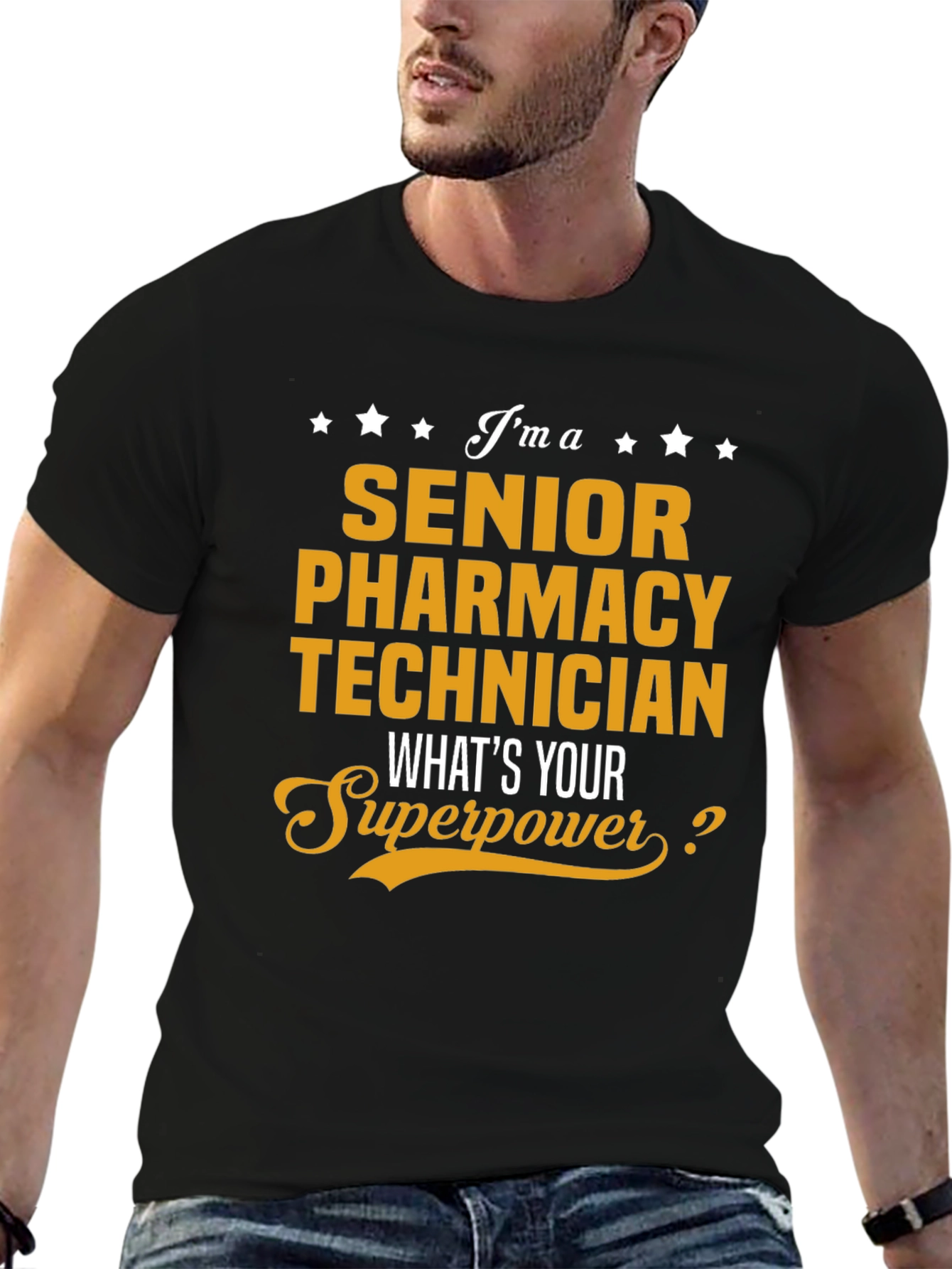 Senior Pharmacy Technician T-Shirt - Superpower Edition
