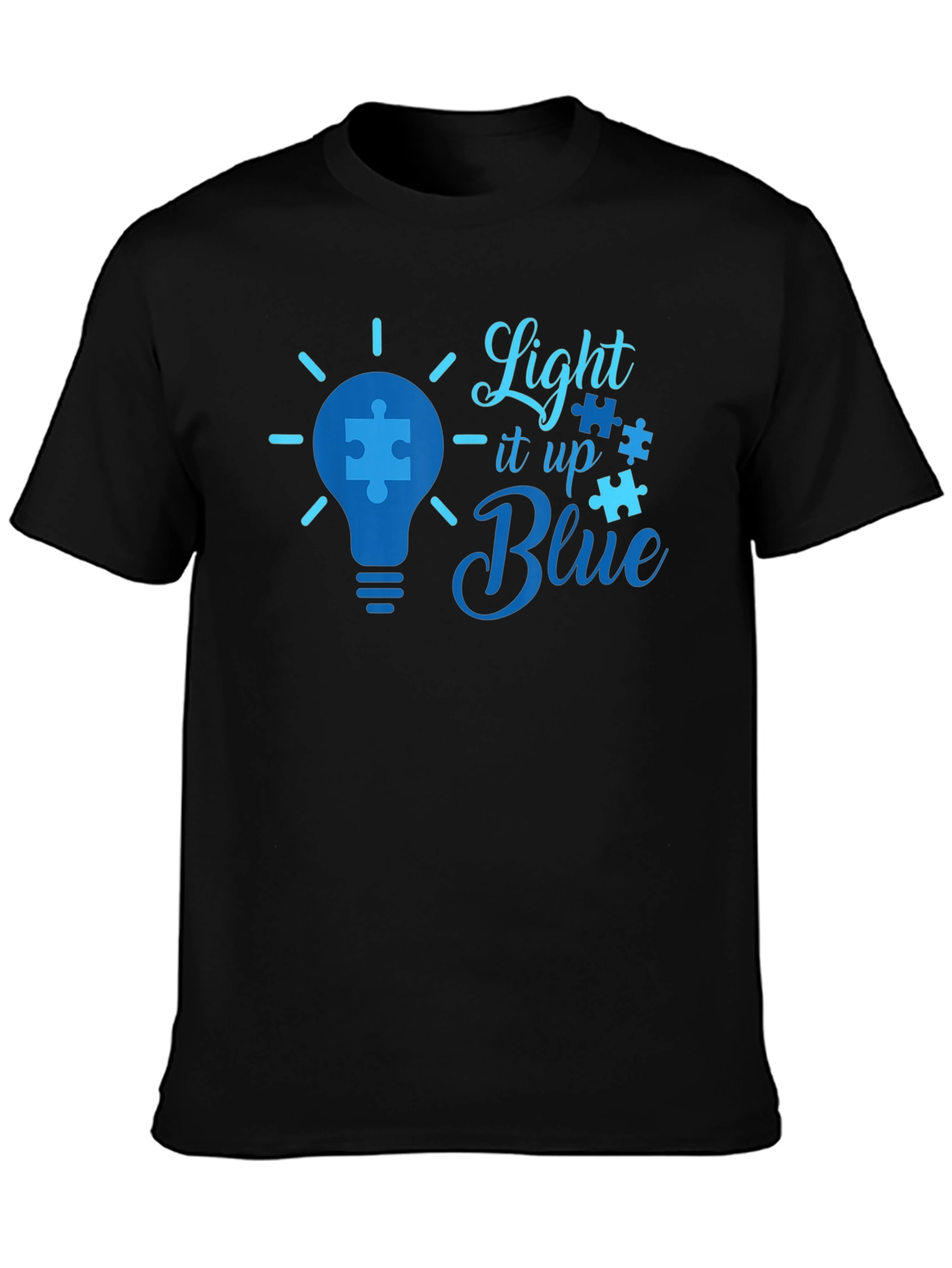 Light It Up Blue Autism Awareness T-Shirt