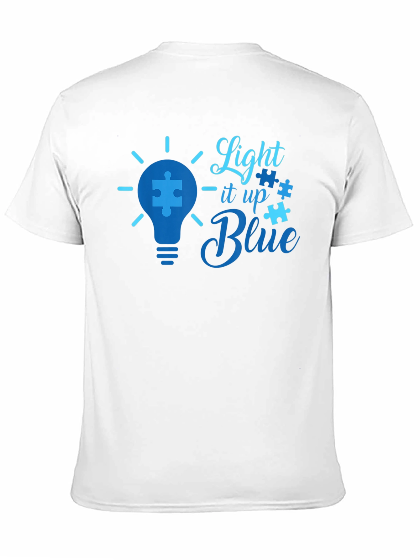 Light It Up Blue Autism Awareness T-Shirt