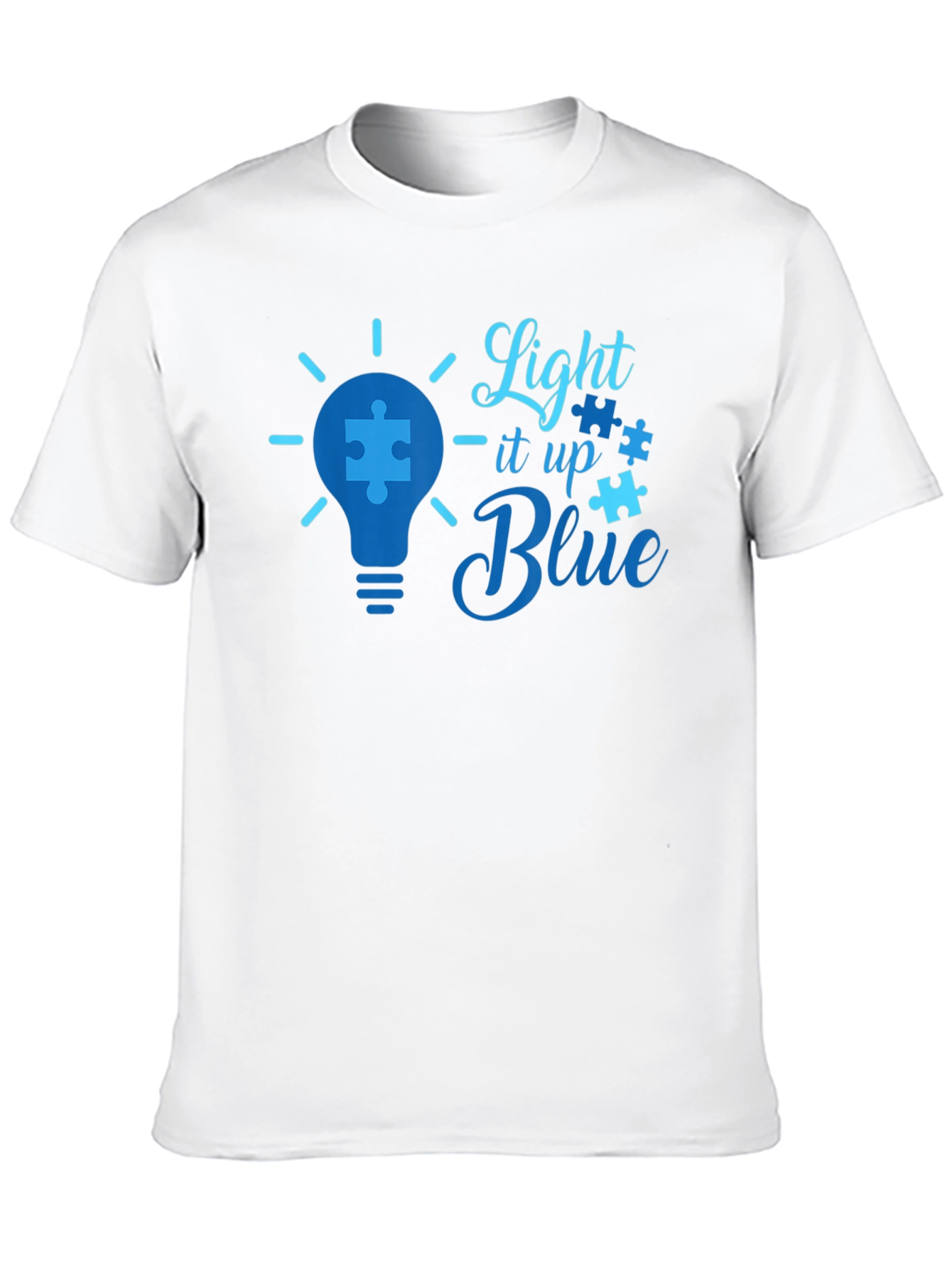 Light It Up Blue Autism Awareness T-Shirt