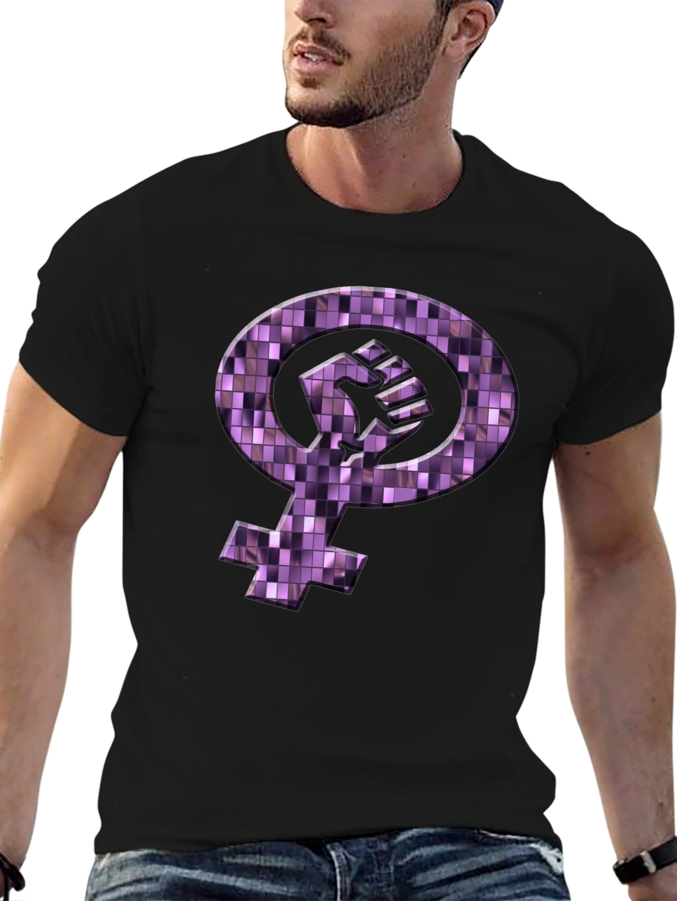 Feminist Fist Mosaic T-Shirt