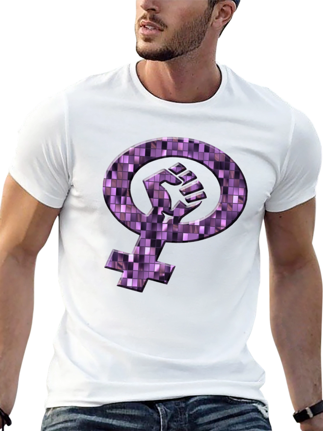 Feminist Fist Mosaic T-Shirt