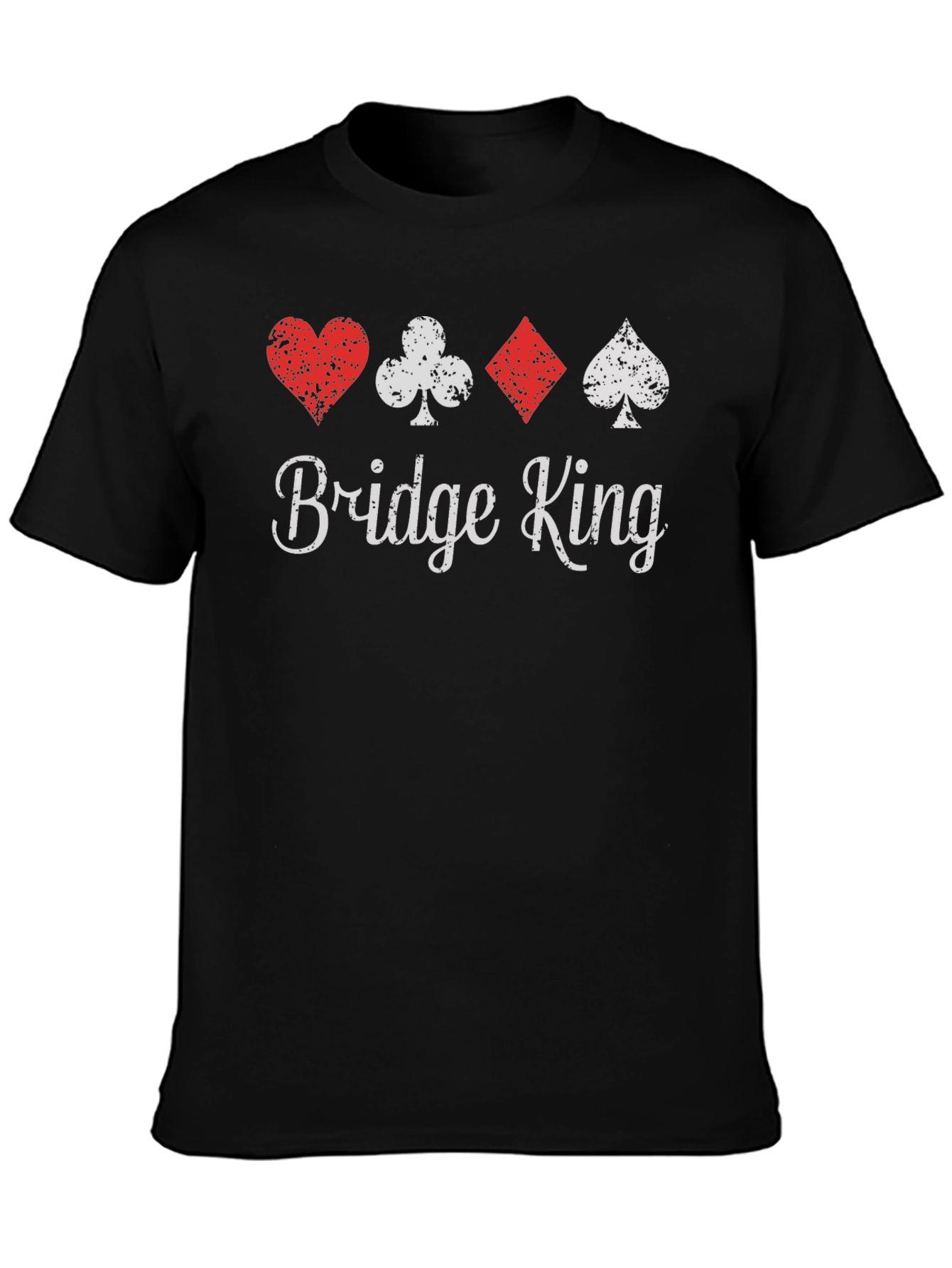 Bridge King Playing Card Suit T-Shirt