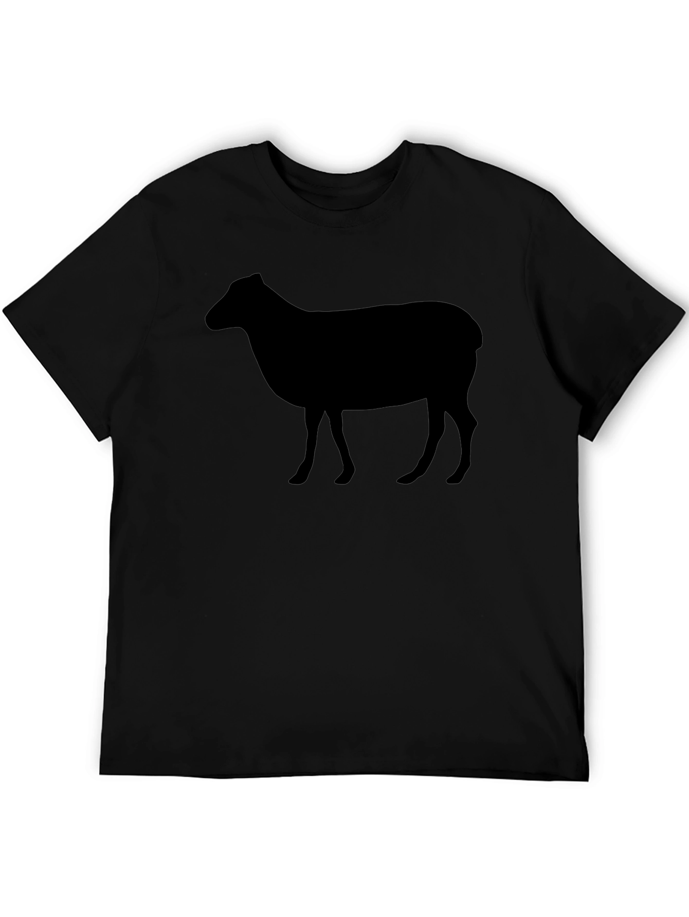 Black Sheep Silhouette T-Shirt - Crew Neck
